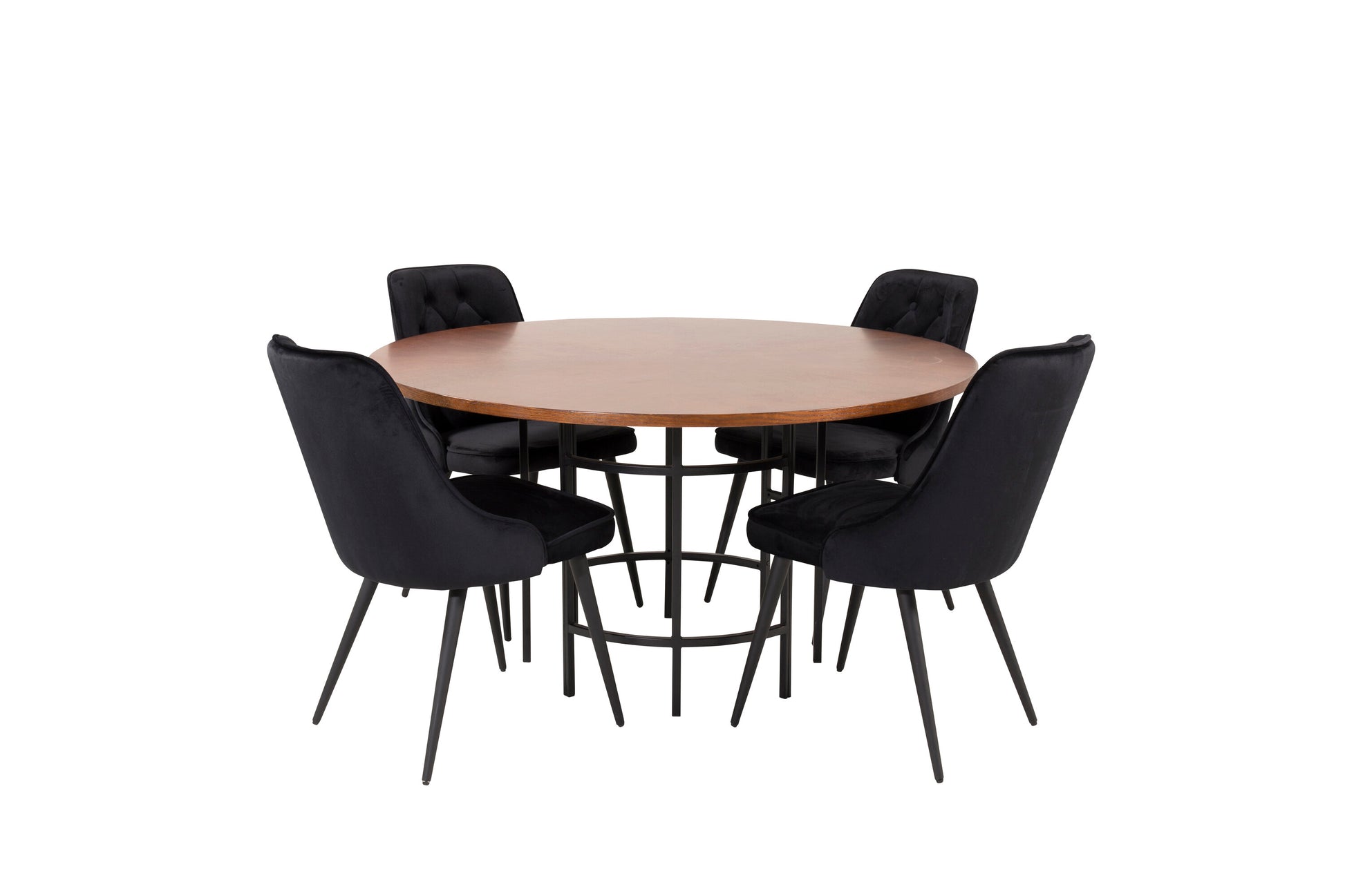 Copenhagen Matbord med Velvet Deluxe Stolarna Matgrupp