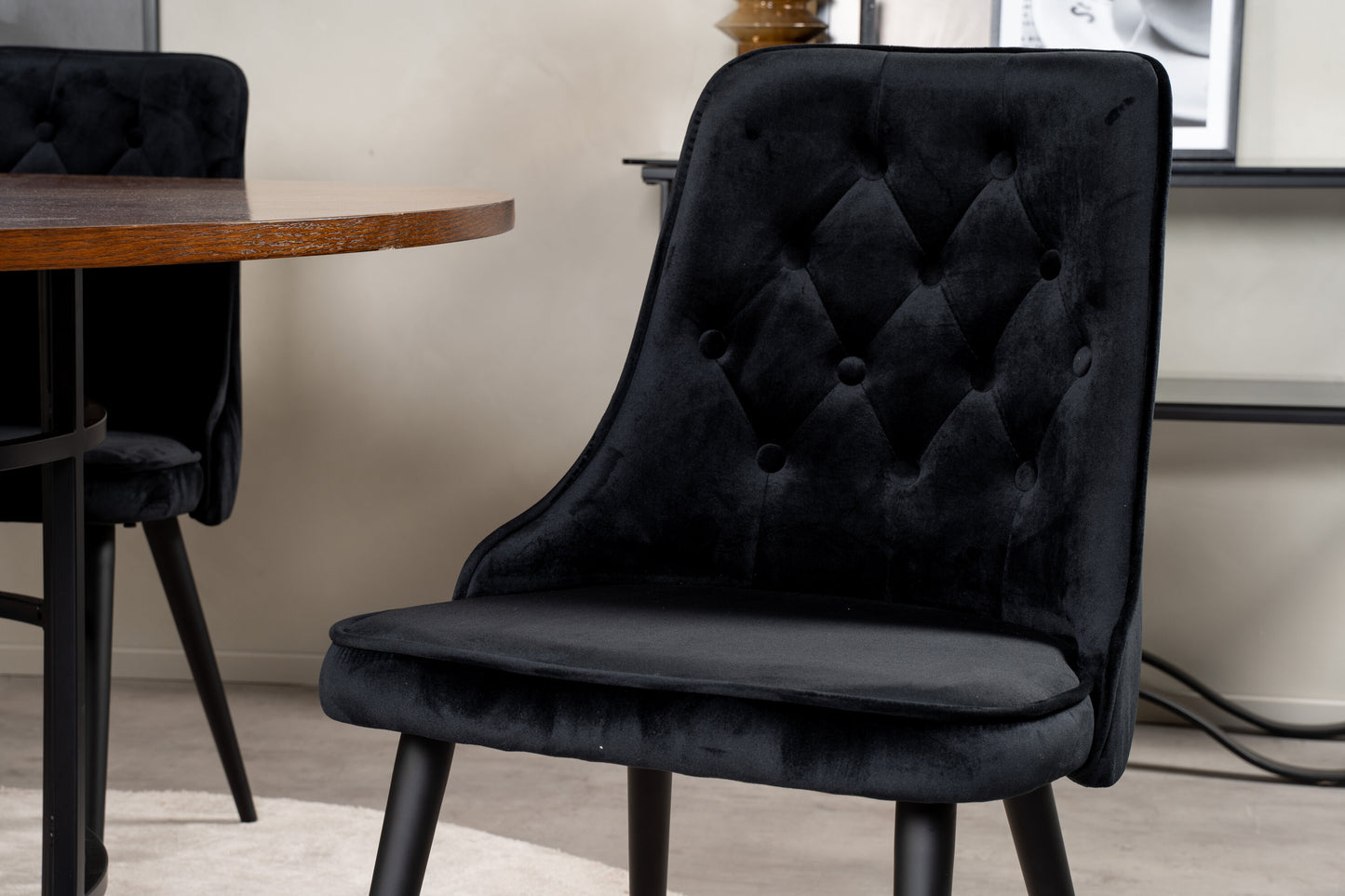Copenhagen Matbord med Velvet Deluxe Stolarna Matgrupp