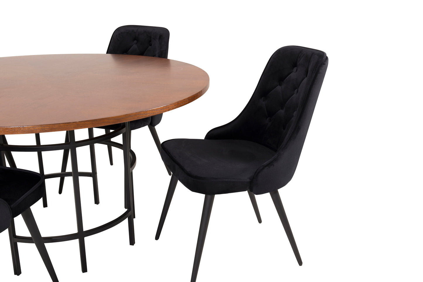 Copenhagen Matbord med Velvet Deluxe Stolarna Matgrupp