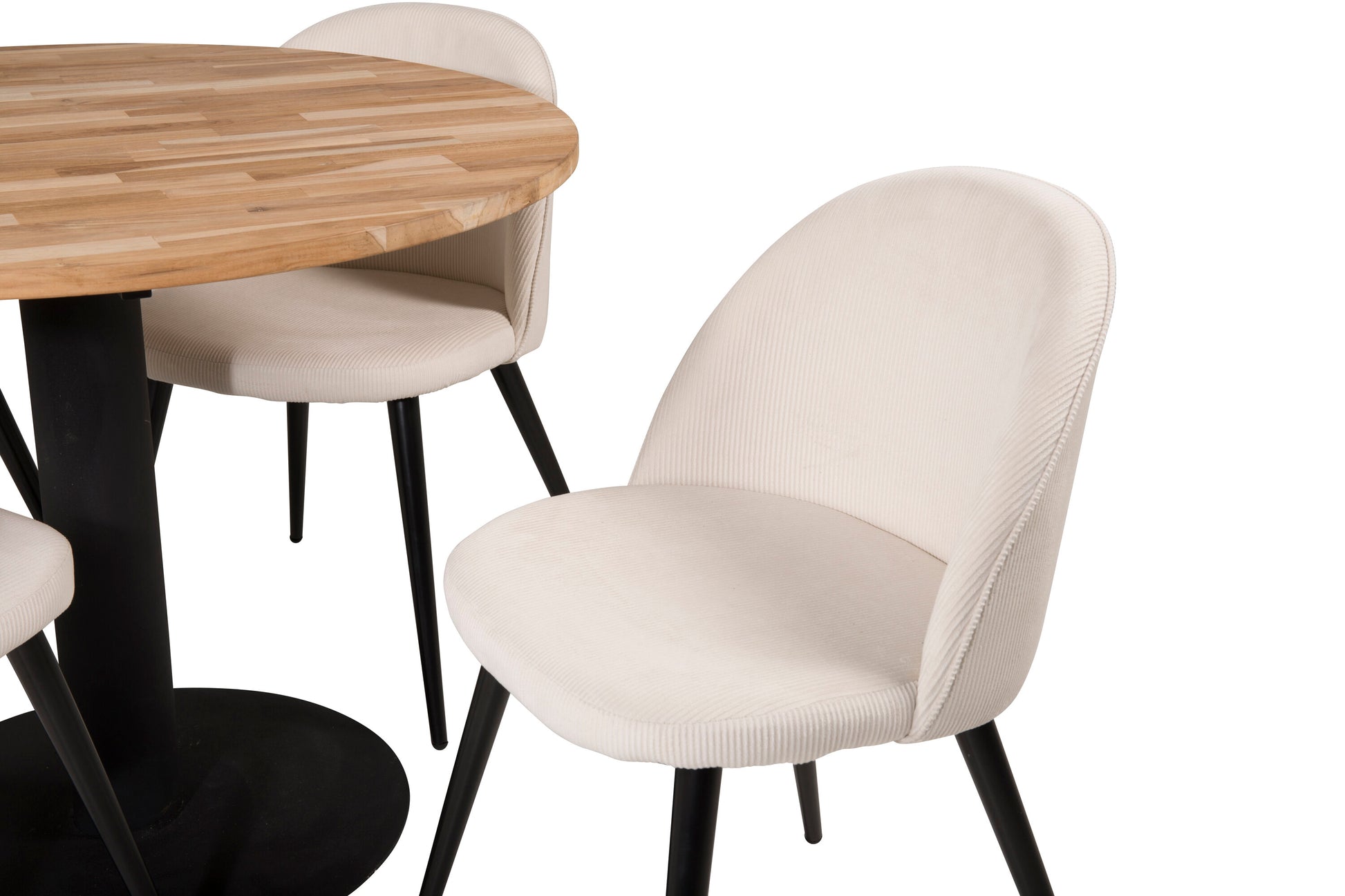 Cirebon Matbord med Velvet Stolarna Matgrupp