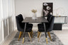 Dipp Matbord med Velvet Deluxe Stolarna – Bord: 75x180x90 Stol: 66x88,5x50