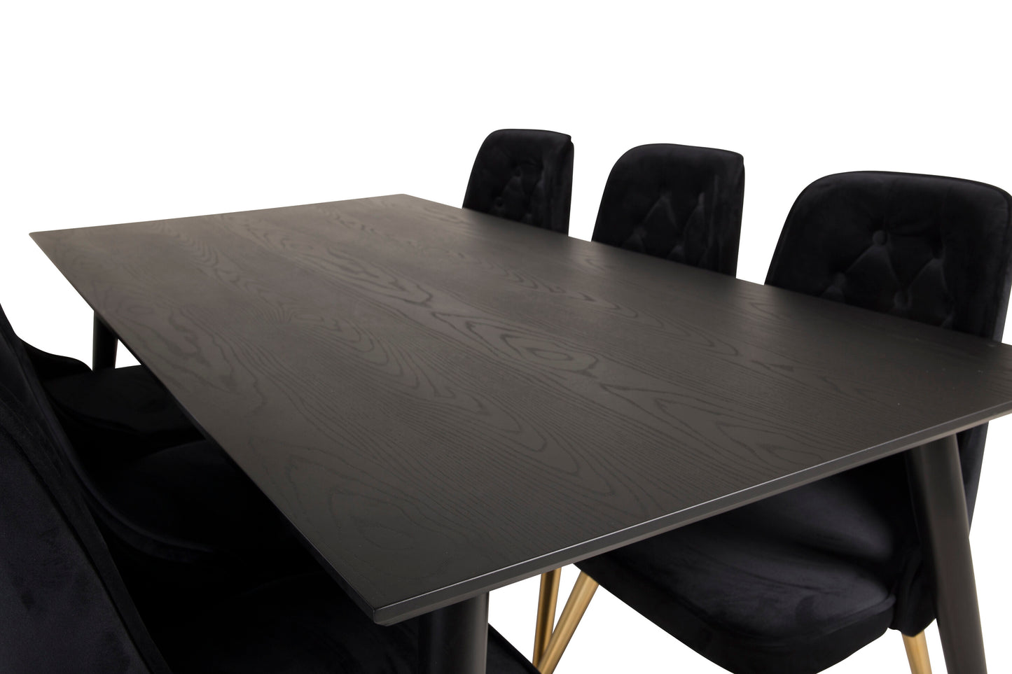 Dipp Matbord med Velvet Deluxe Stolarna Matgrupp