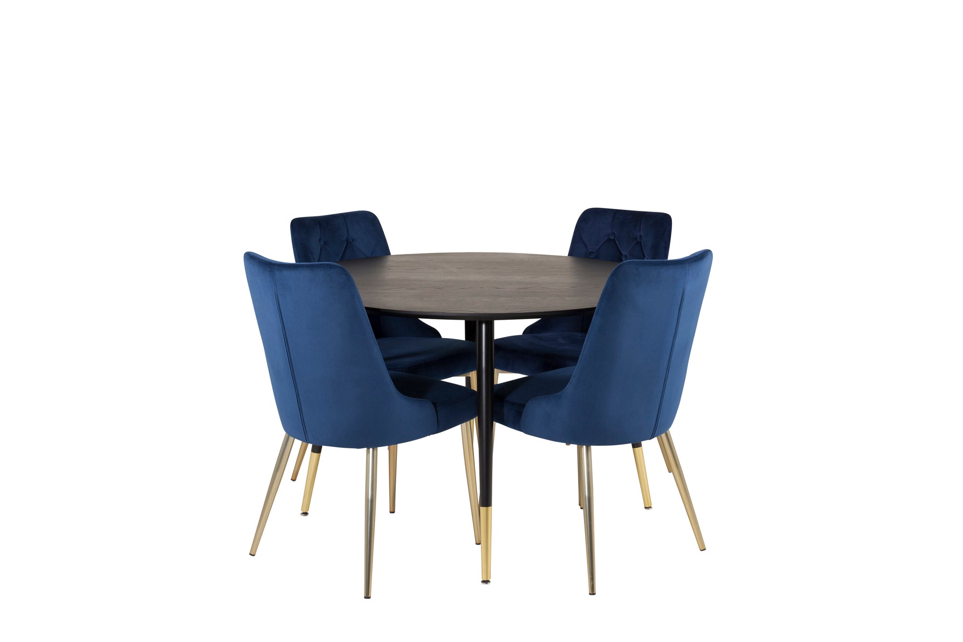 Dipp Matbord med Velvet Deluxe Stolarna Matgrupp