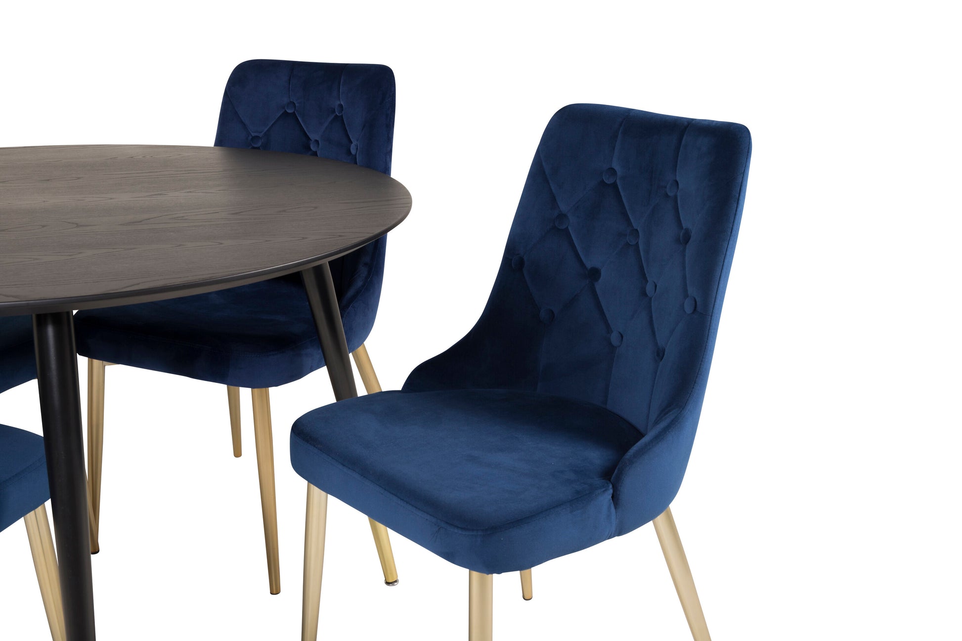Dipp Matbord med Velvet Deluxe Stolarna Matgrupp