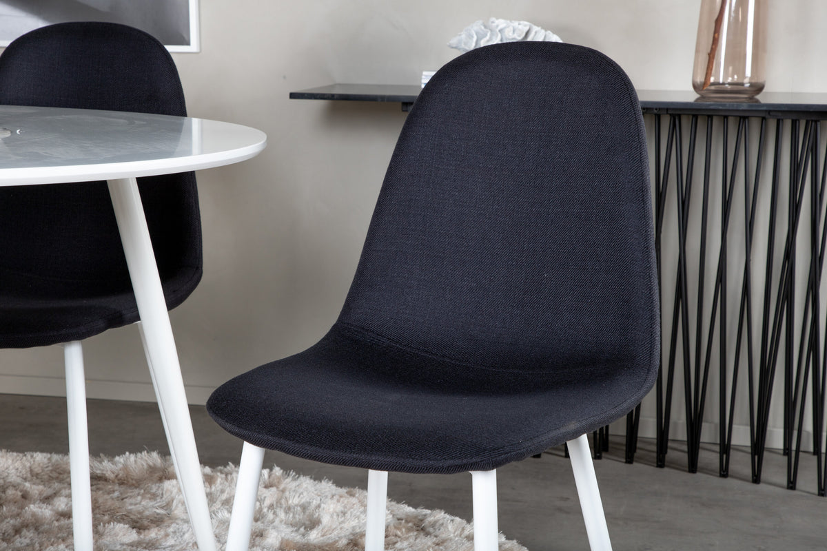 Plaza Matbord med Polar Stolarna – Bord: ⌀100 Stol: 53x87x44