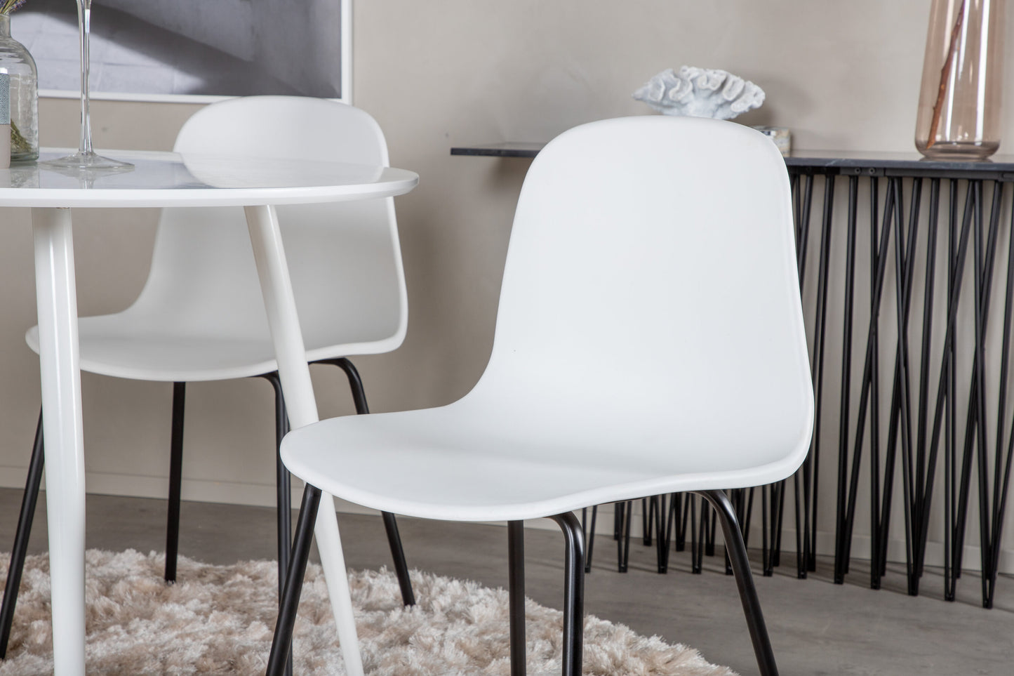 Plaza Matbord med Arctic Stolarna Matgrupp