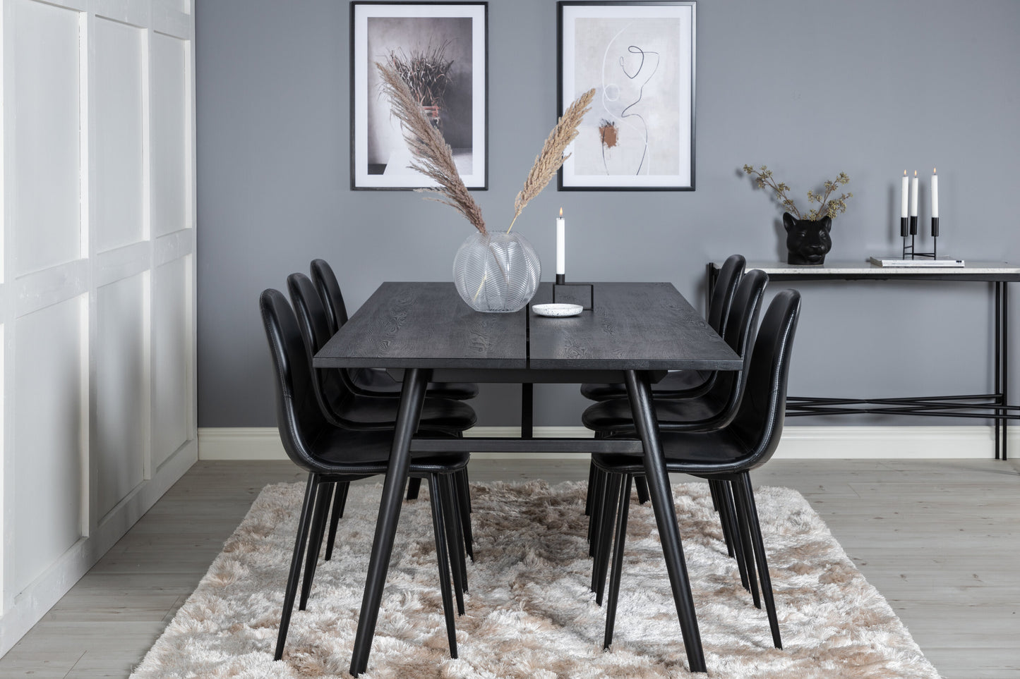 Sleek Matbord med Polar Stolarna Matgrupp