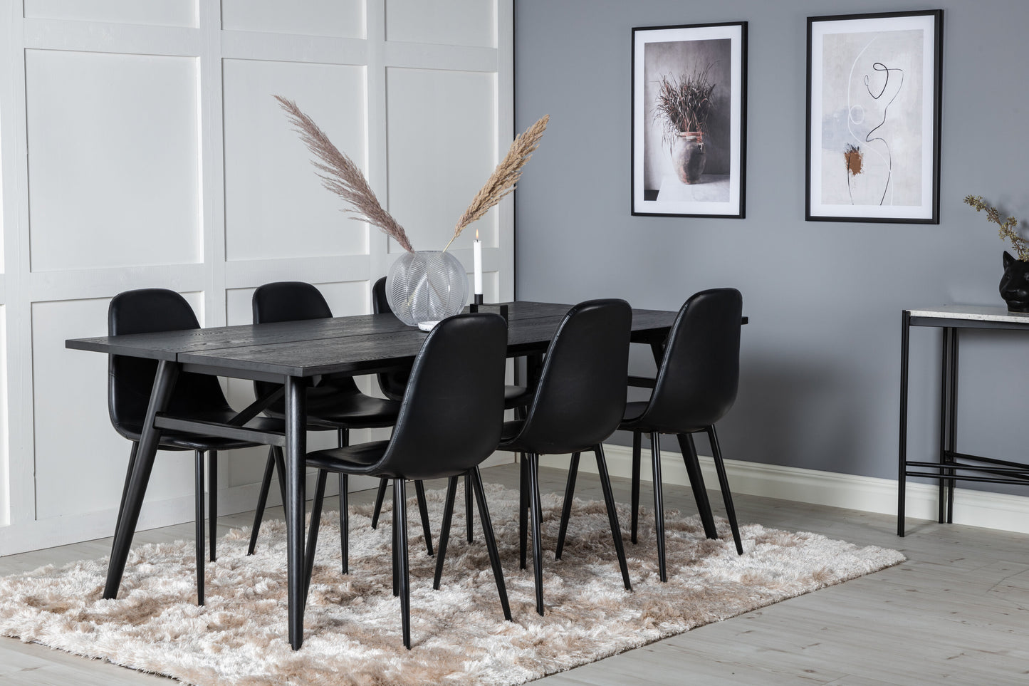 Sleek Matbord med Polar Stolarna Matgrupp