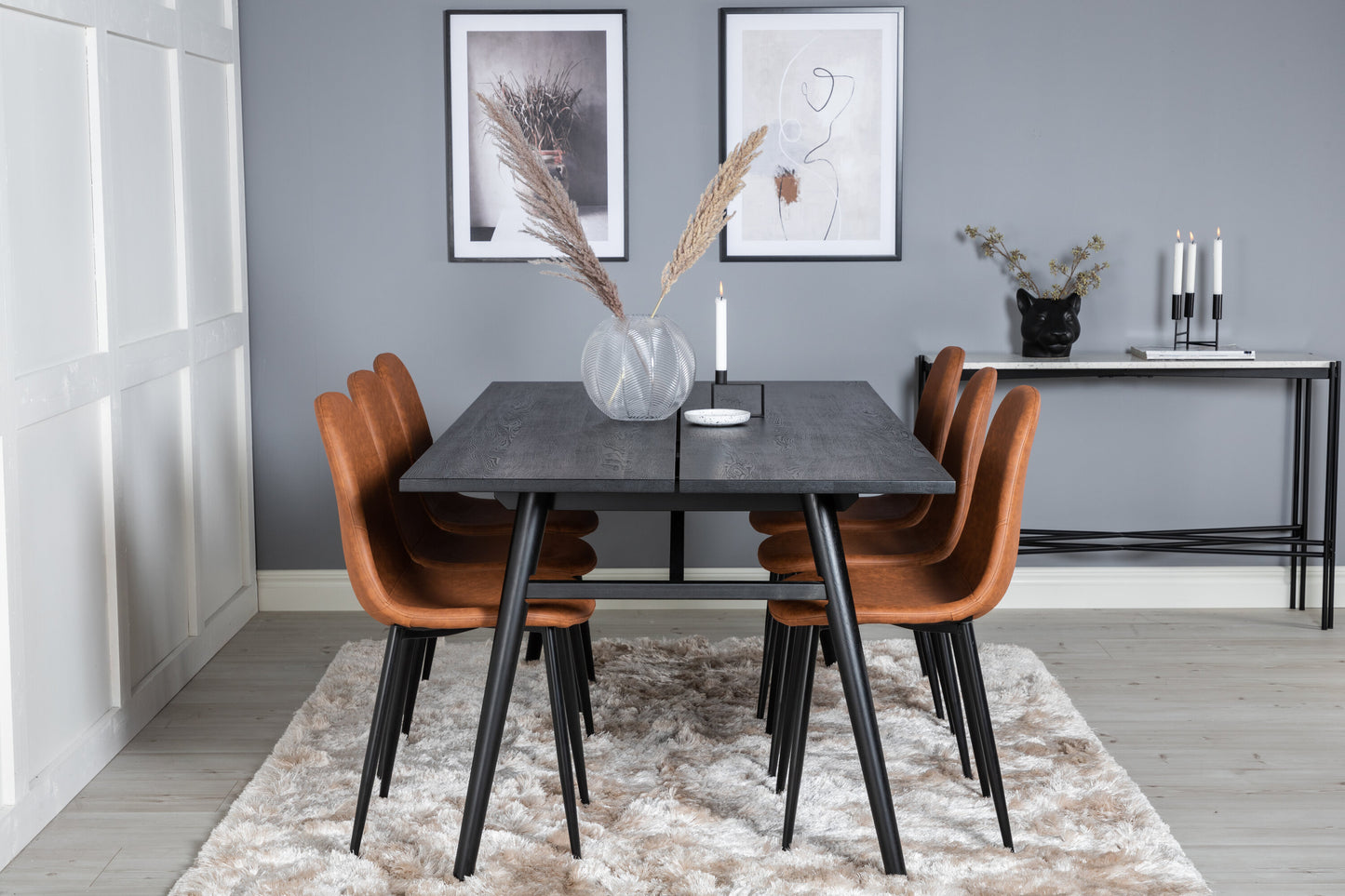 Sleek Matbord med Polar Stolarna Matgrupp