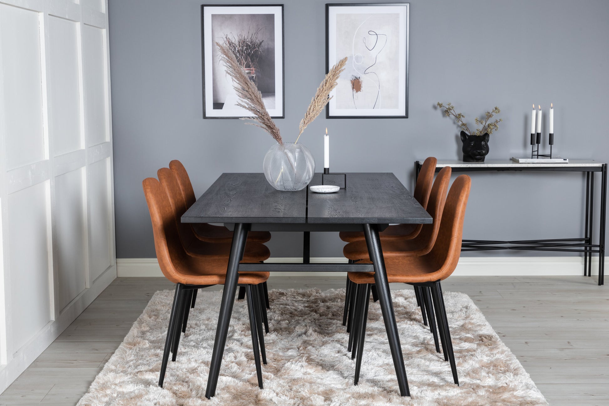Sleek Matbord med Polar Stolarna Matgrupp