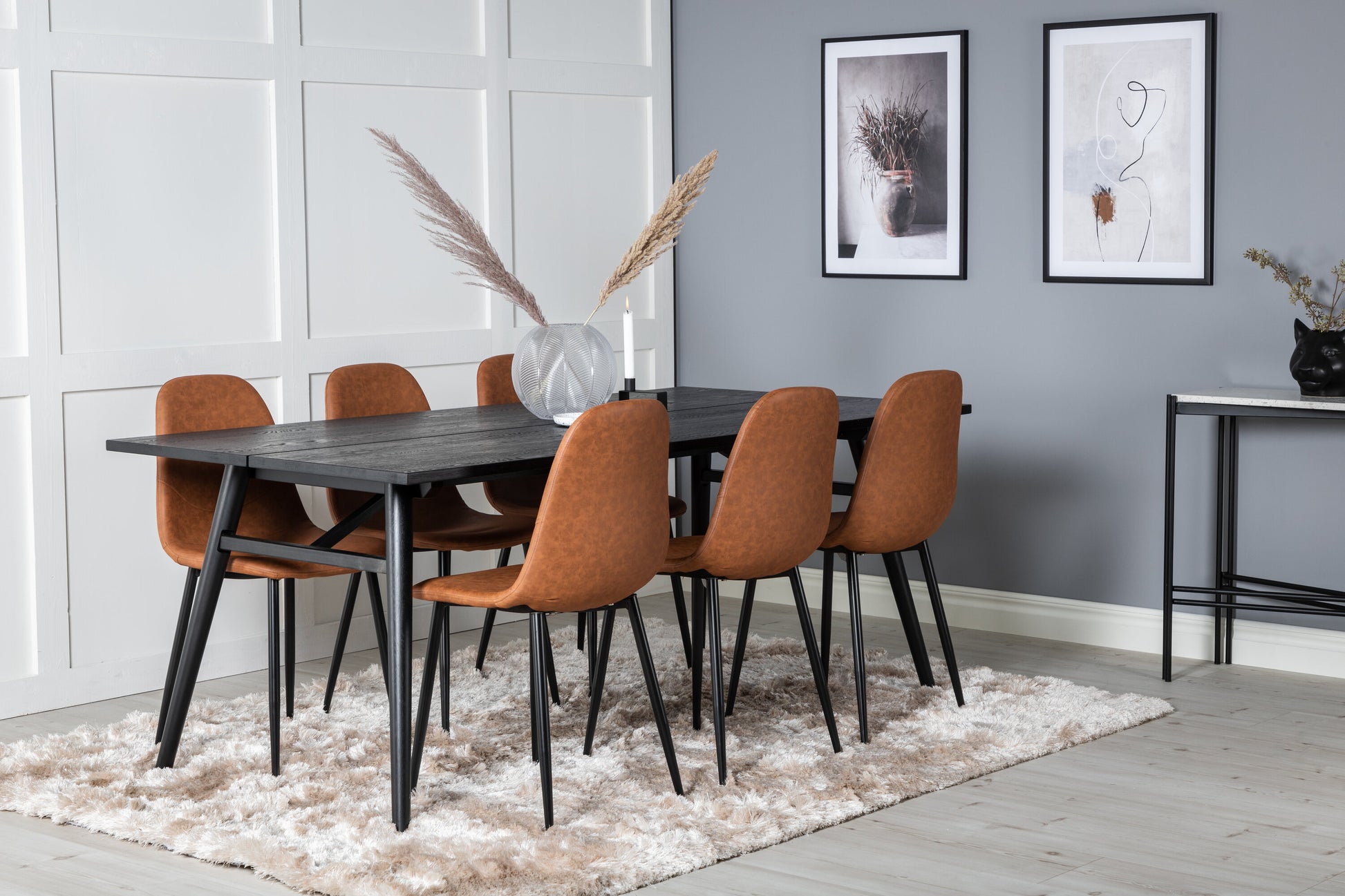 Sleek Matbord med Polar Stolarna Matgrupp