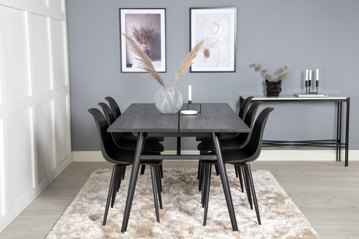 Sleek Matbord med Polar Stolarna Matgrupp