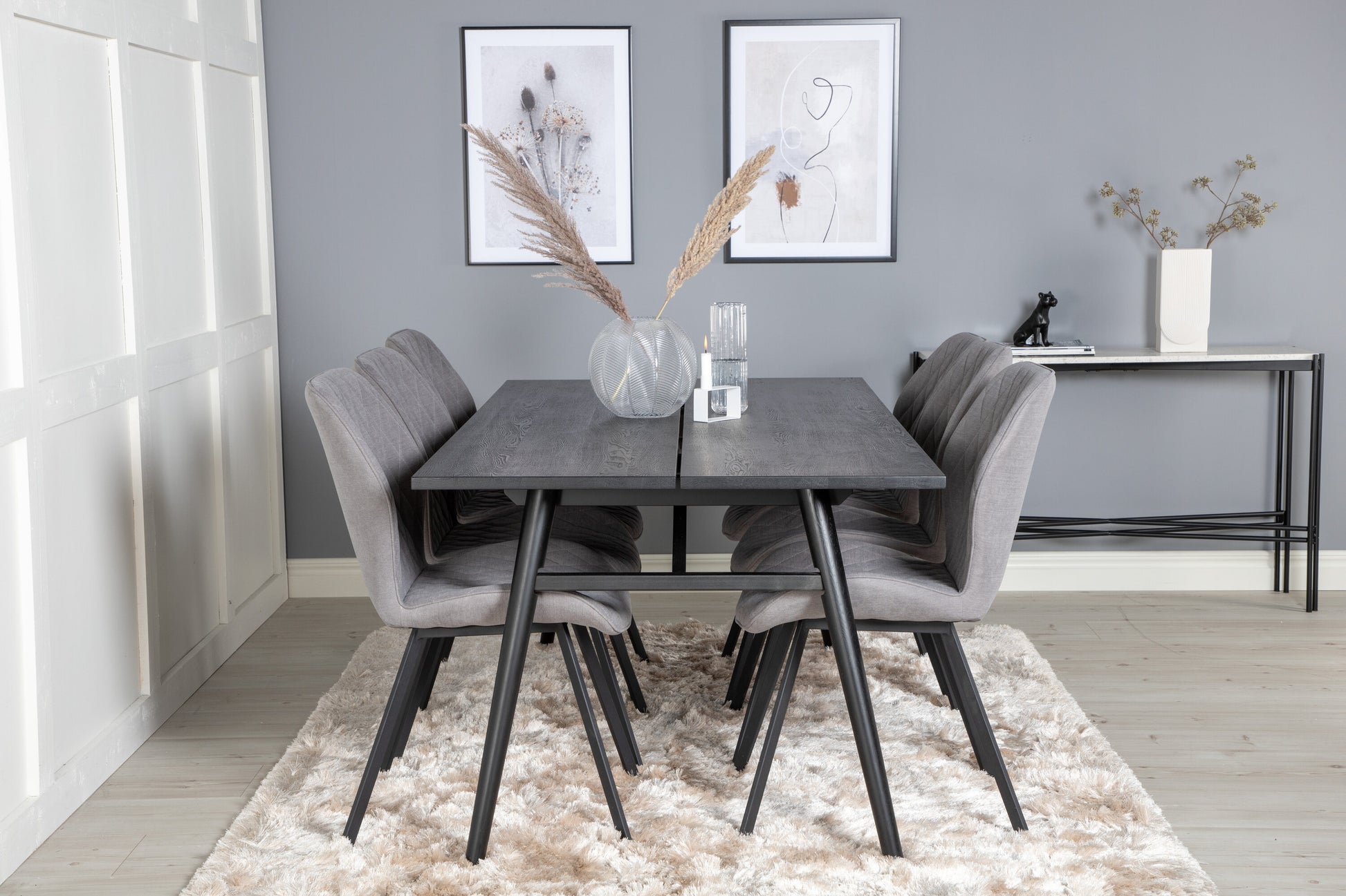 Sleek Matbord med Gemma Stolarna Matgrupp