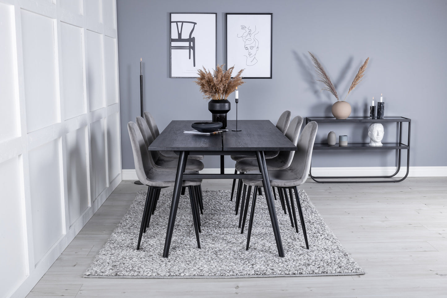Sleek Matbord med Polar Stolarna Matgrupp