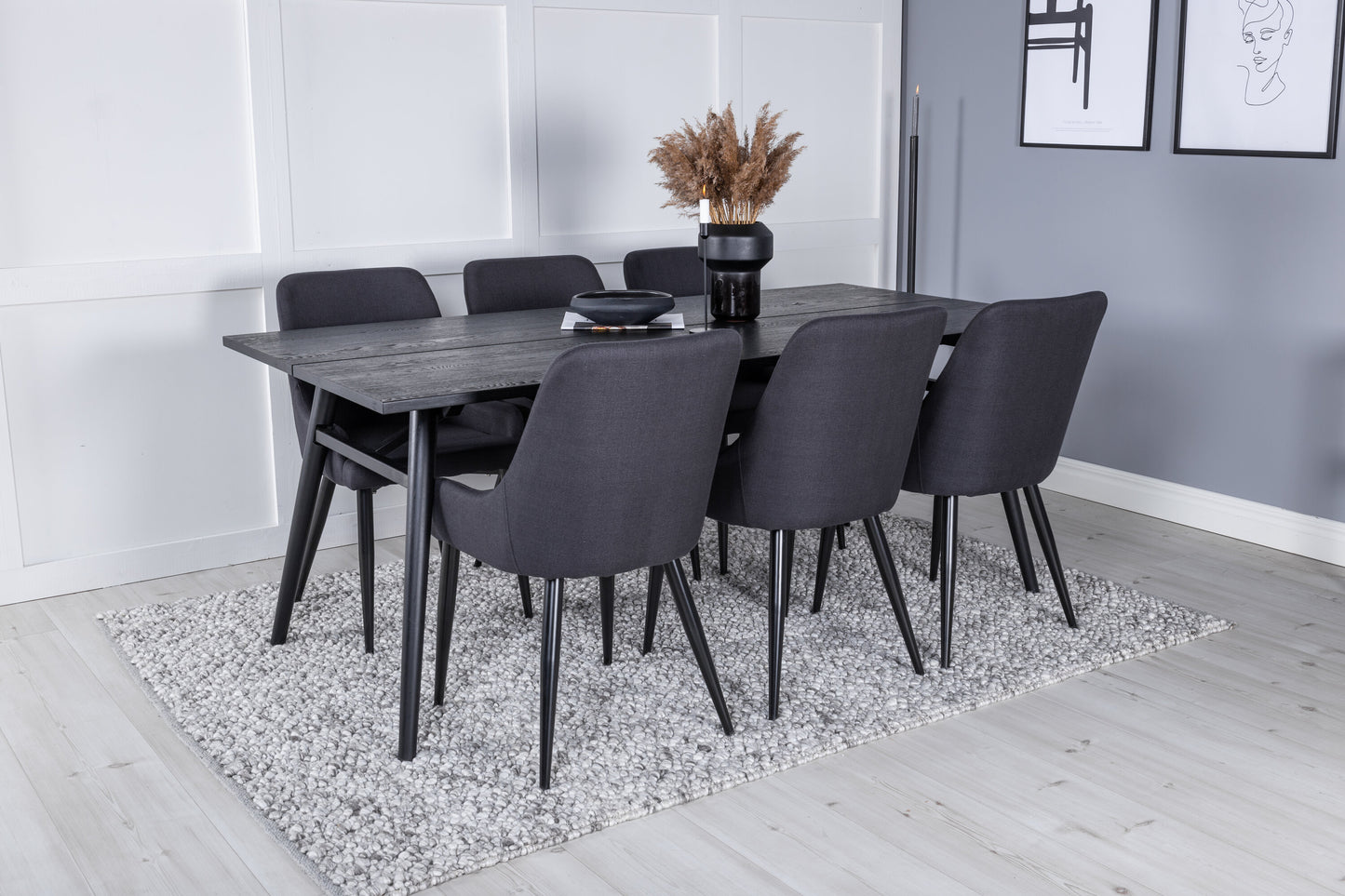 Sleek Matbord med Plaza Stolarna Matgrupp