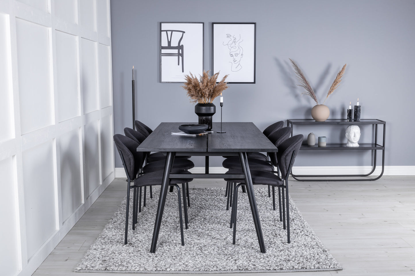 Sleek Matbord med Vault Stolarna Matgrupp