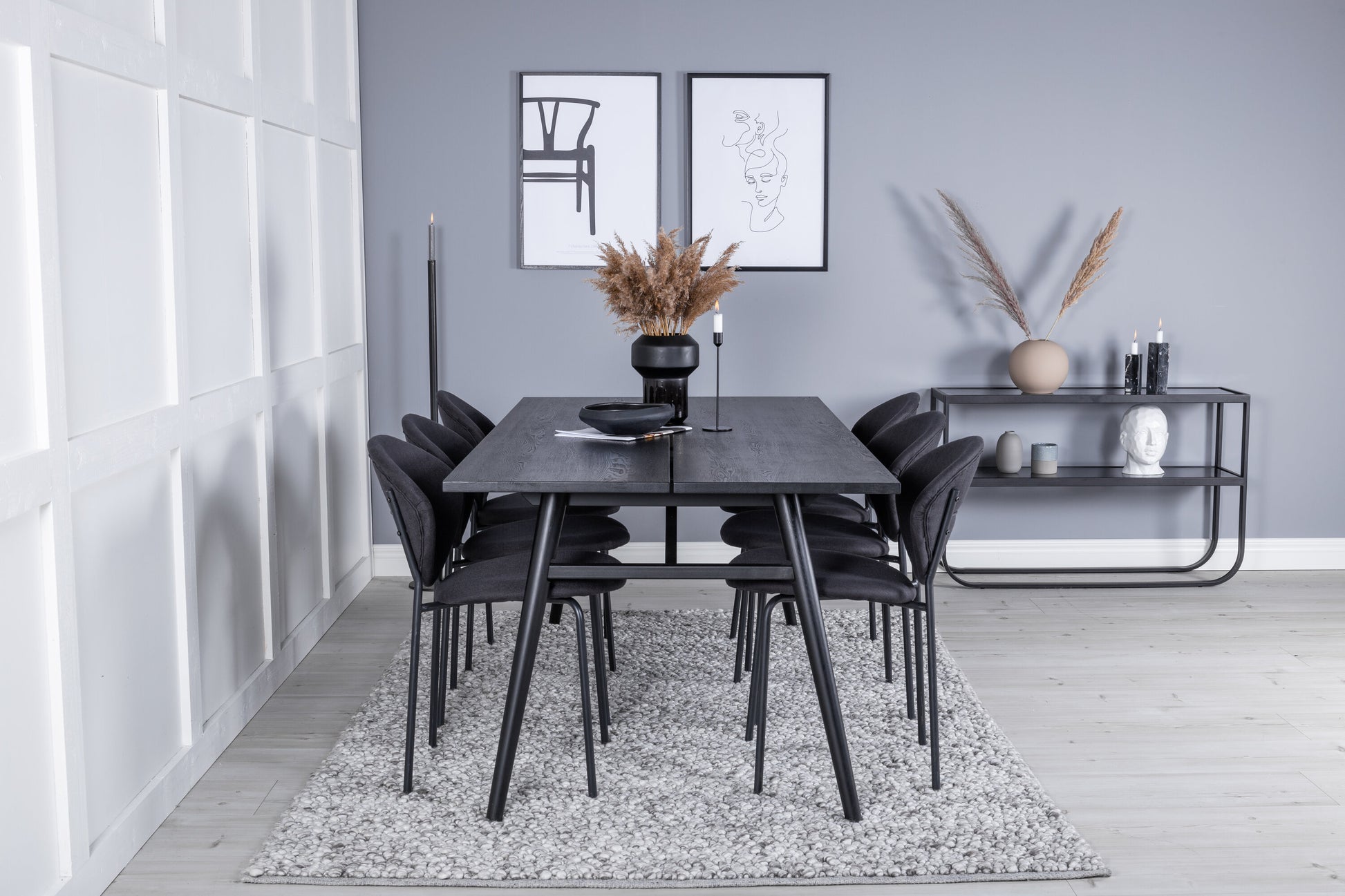 Sleek Matbord med Vault Stolarna Matgrupp