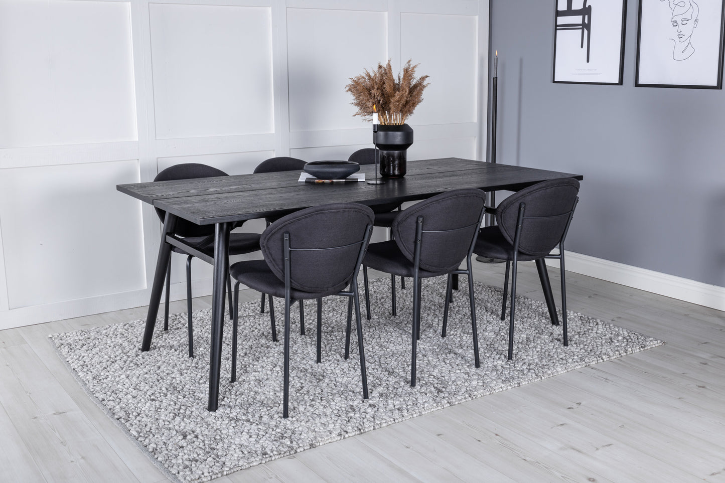 Sleek Matbord med Vault Stolarna Matgrupp