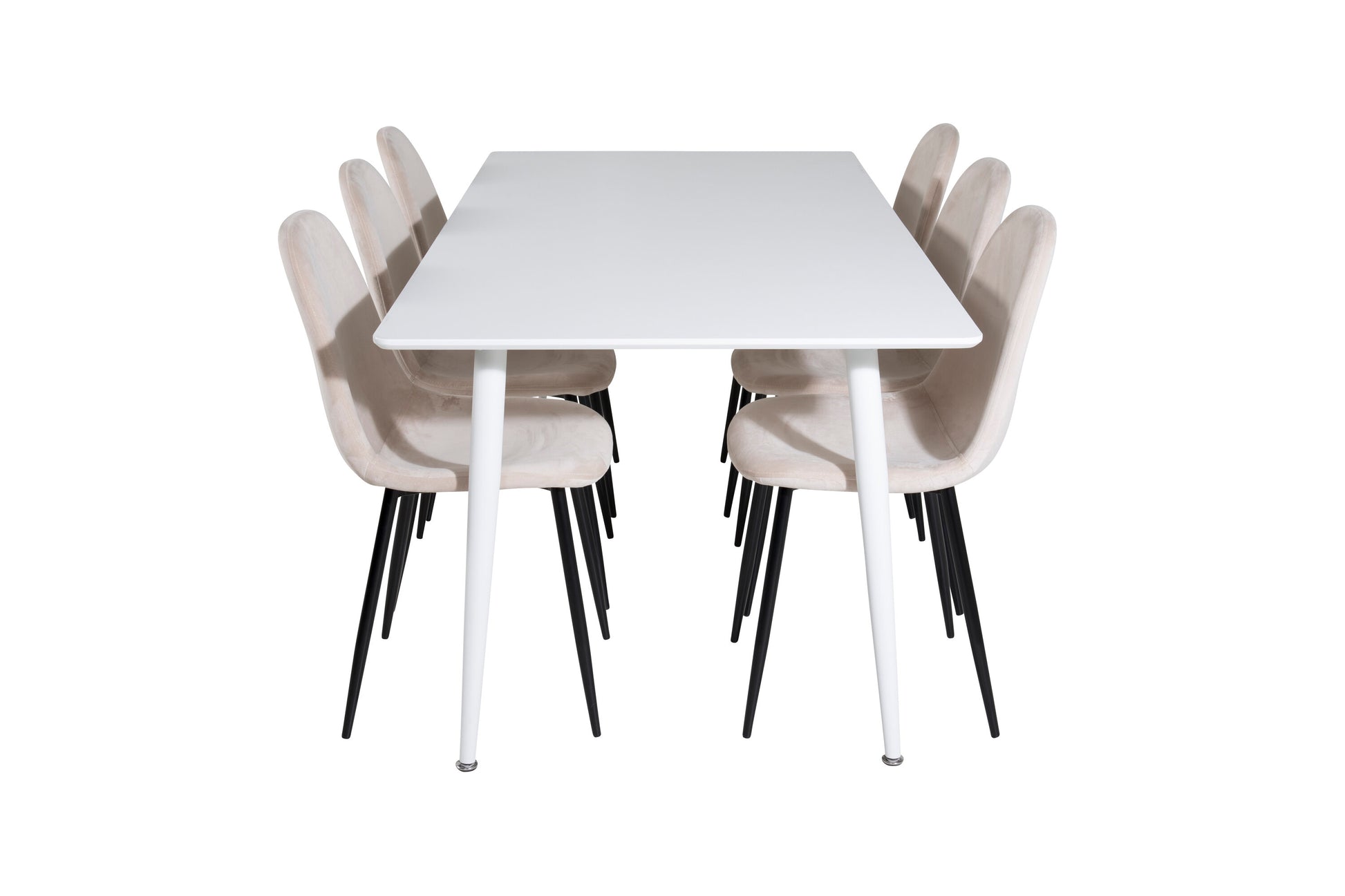 Polar Matbord med Polar Stolarna – Bord: 75x180x90 Stol: 53,3x88x42,5