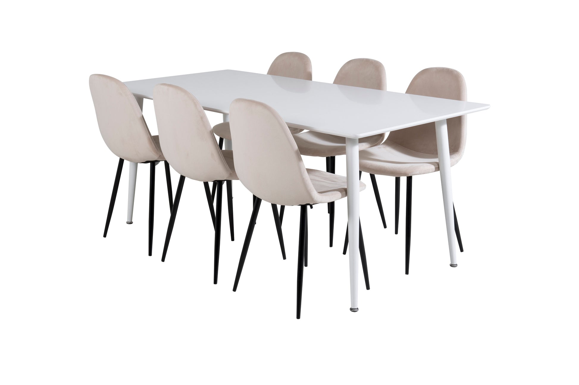 Polar Matbord med Polar Stolarna – Bord: 75x180x90 Stol: 53,3x88x42,5