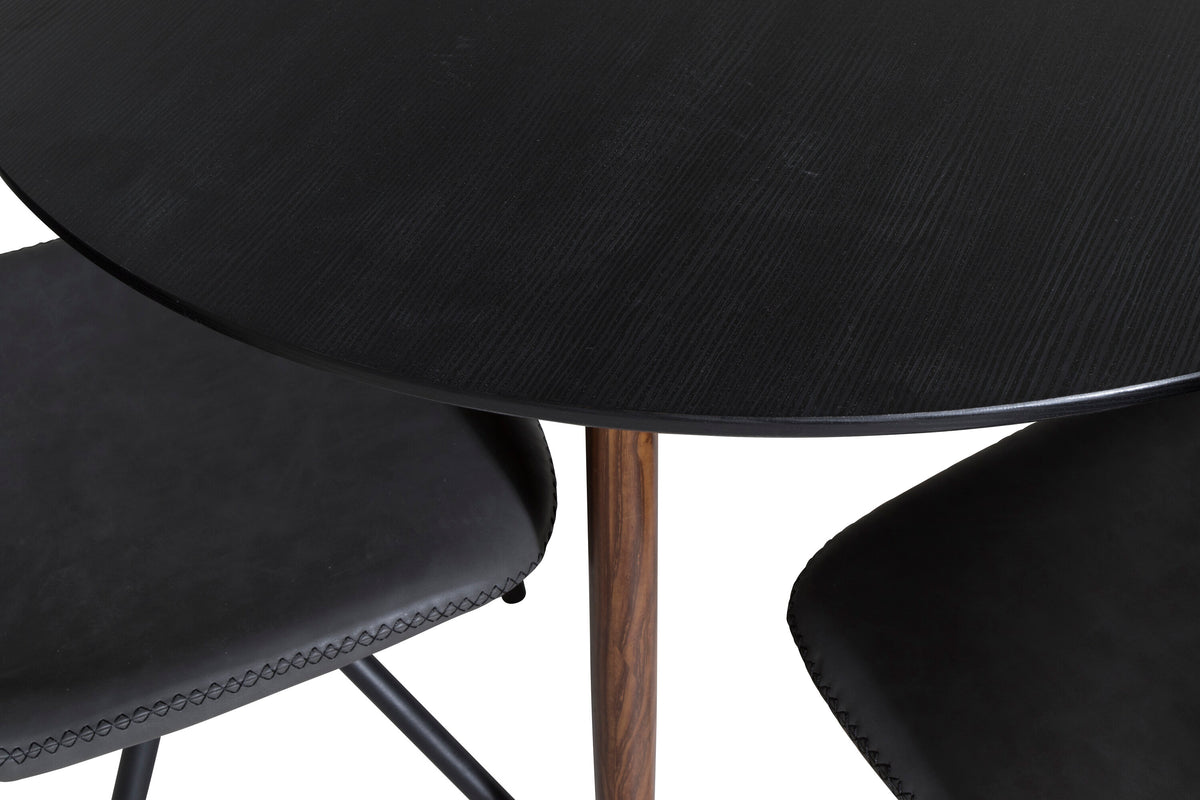 Plaza Matbord med Polar Stolarna – Bord: ⌀100 Stol: 54x88x44