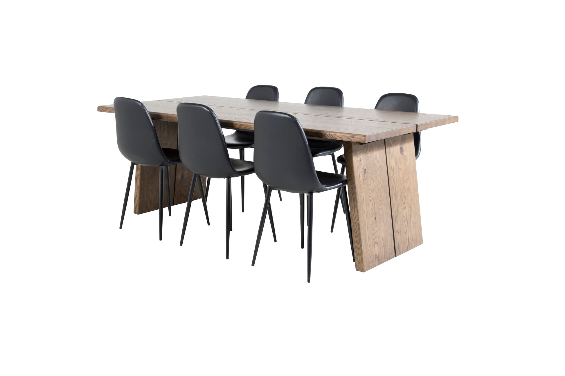 Logger Matbord med Polar Stolarna Matgrupp