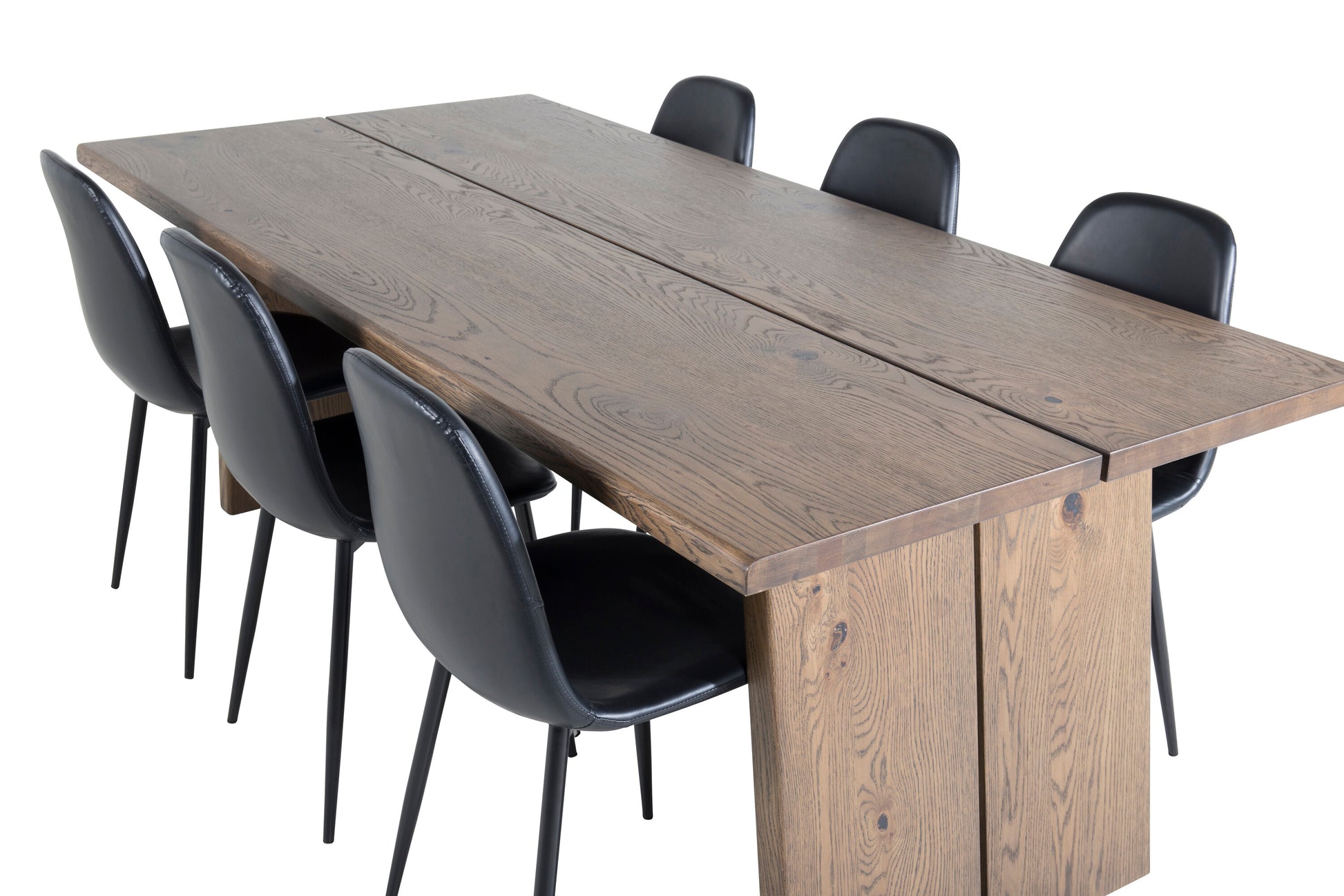 Logger Matbord med Polar Stolarna Matgrupp