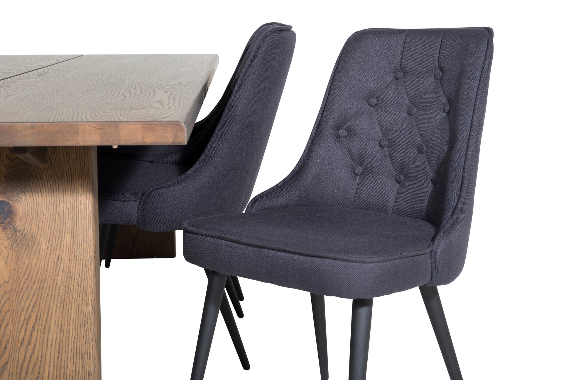 Logger Matbord med Velvet Deluxe Stolarna Matgrupp