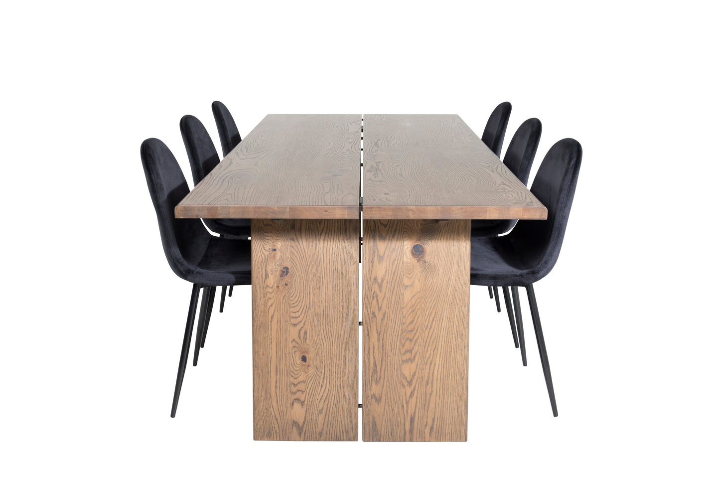 Logger Matbord med Polar Stolarna Matgrupp