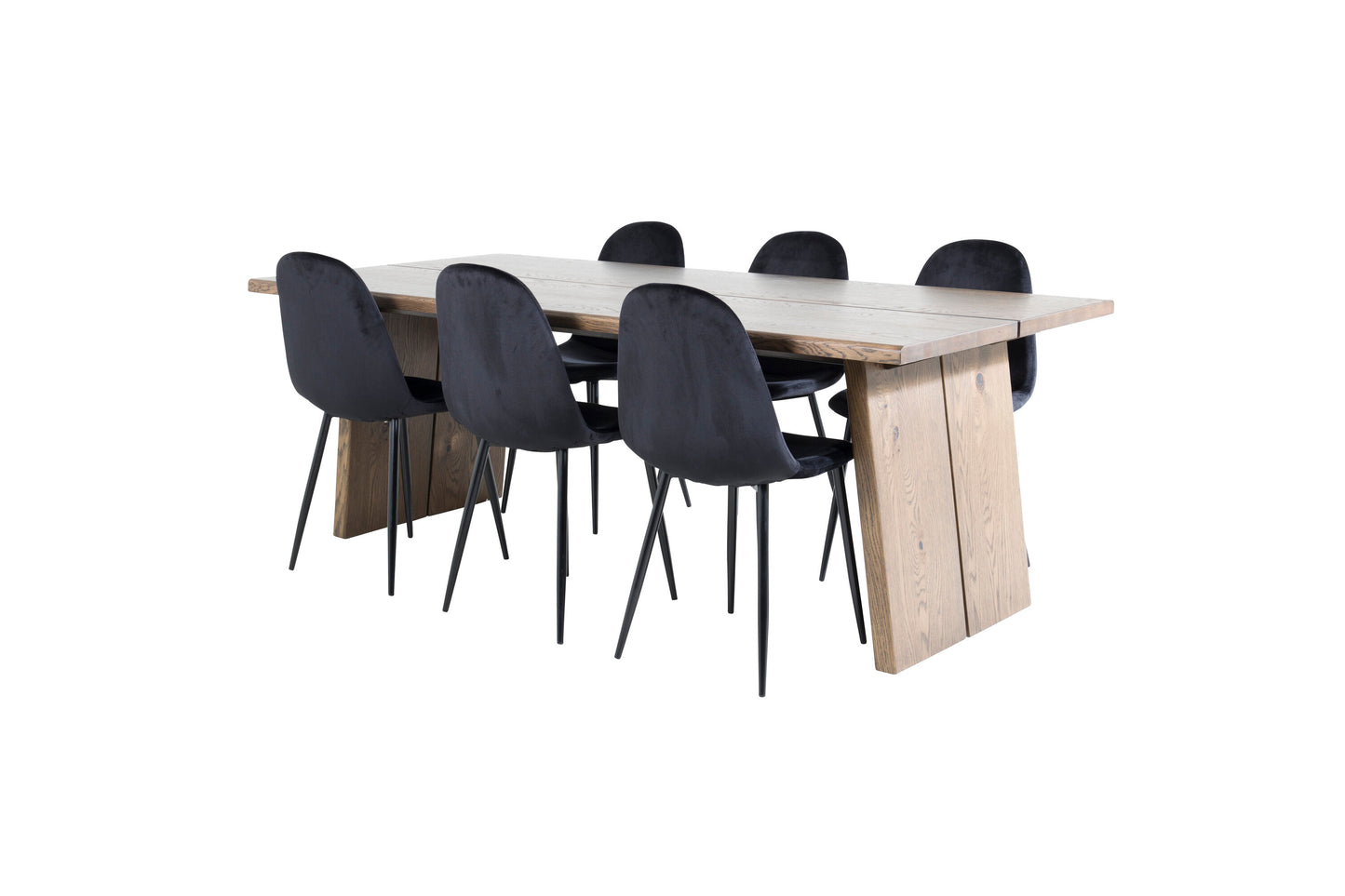 Logger Matbord med Polar Stolarna Matgrupp