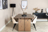 Logger Matbord med Velvet Stolarna