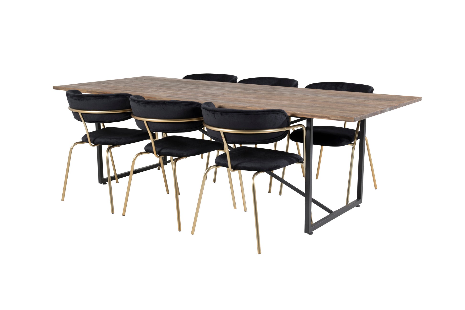 Padang Matbord med Arrow Stolarna Matgrupp