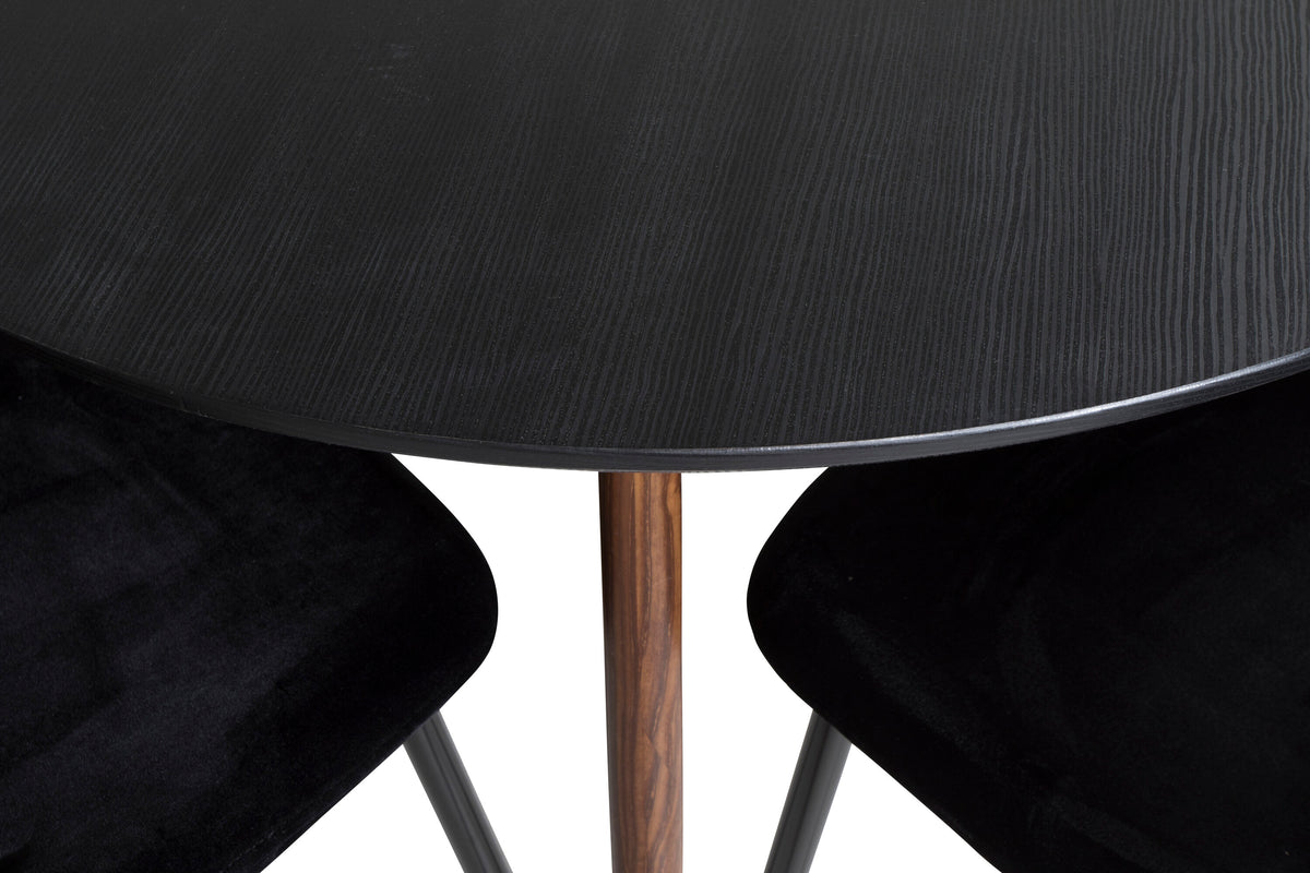 Plaza Matbord med Polar Stolarna – Bord: ⌀100 Stol: 53,3x88x42,5