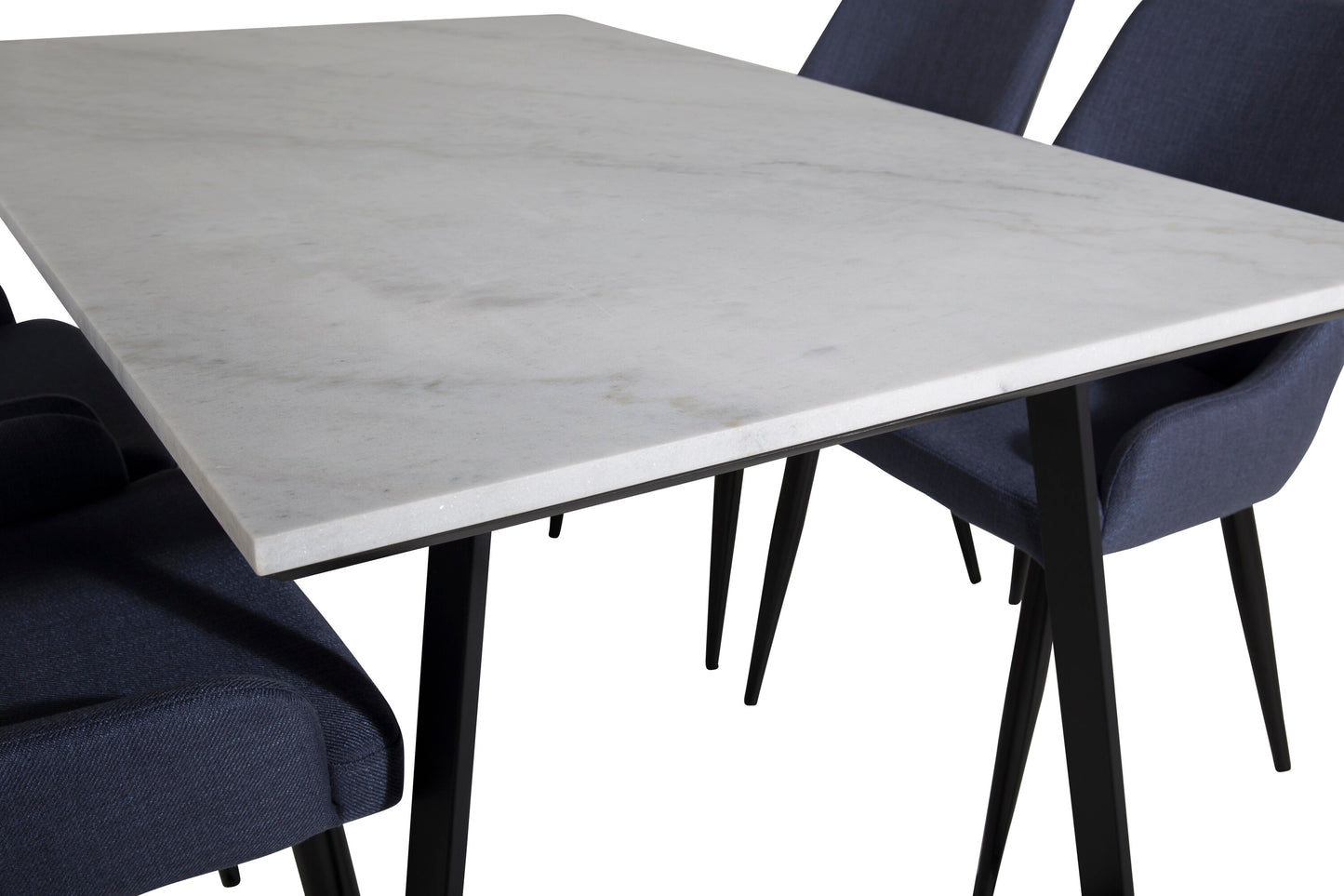 Estelle Matbord med Plaza Stolarna Matgrupp