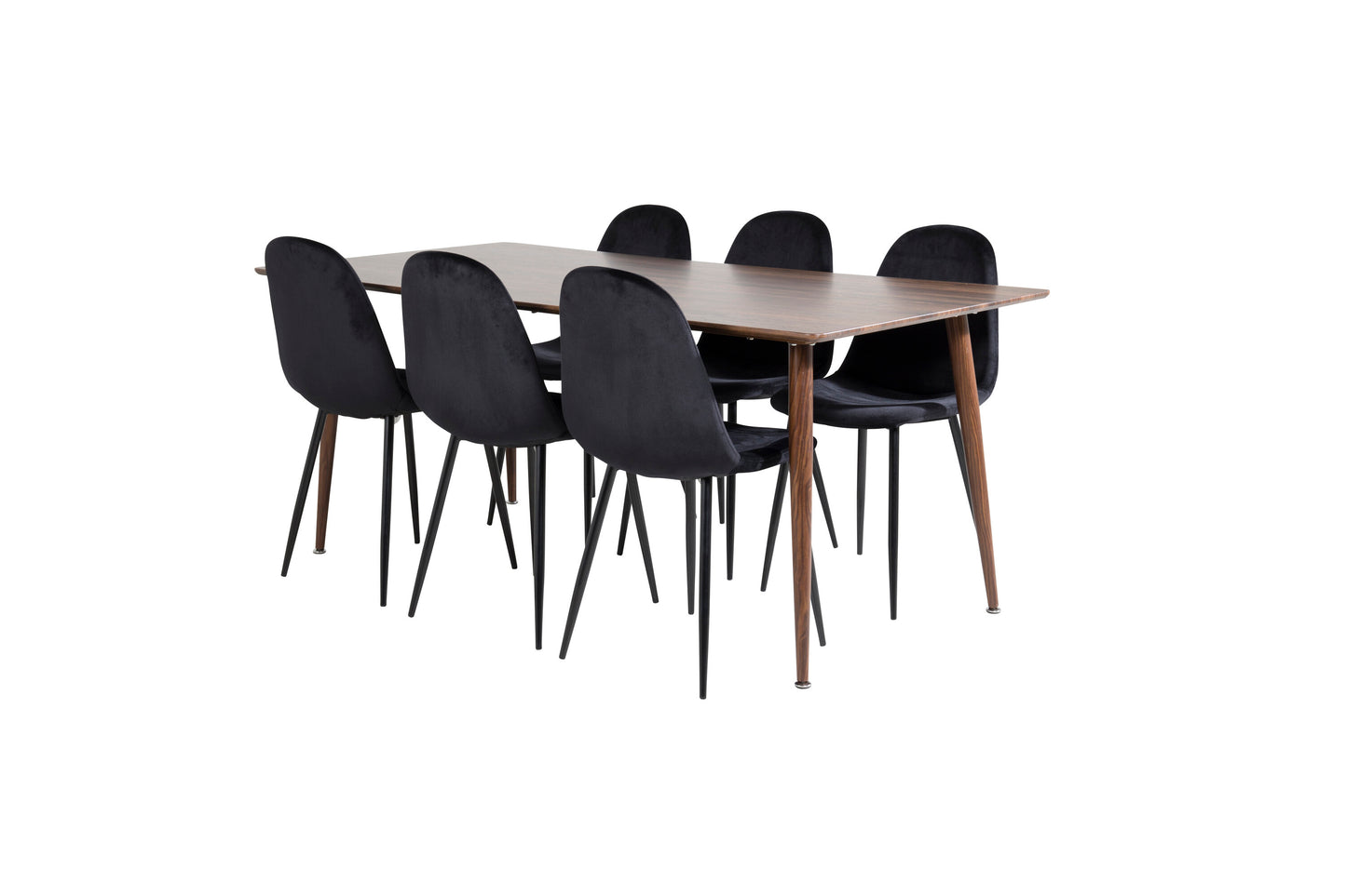 Polar Matbord med Polar Stolarna – Bord: 75x180x90 Stol: 53,3x88x42,5