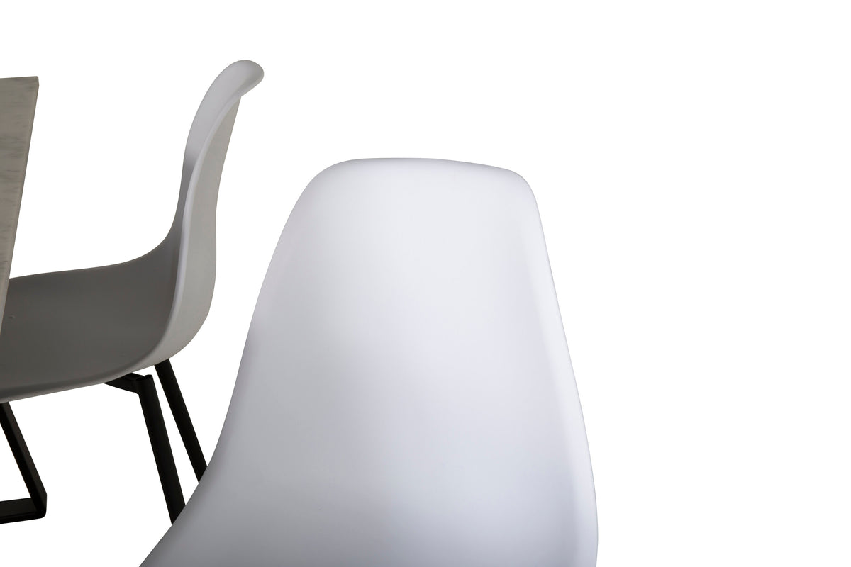 Estelle Matbord med Polar Stolarna – Bord: 74,5x140x90 Stol: 58x81x45,5