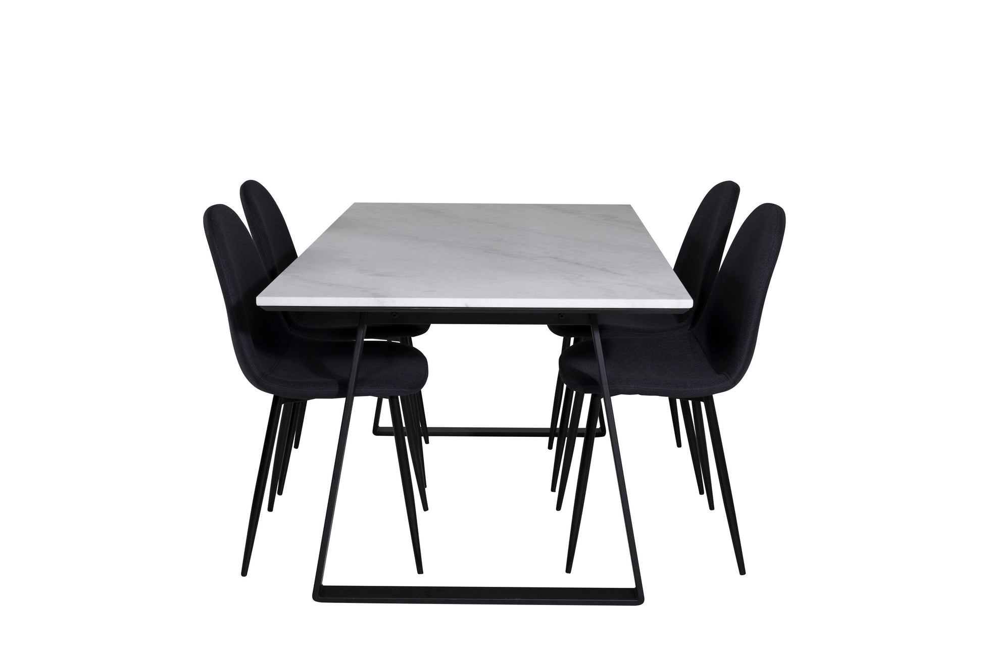 Estelle Matbord med Polar Stolarna – Bord: 74,5x140x90 Stol: 53x87x44