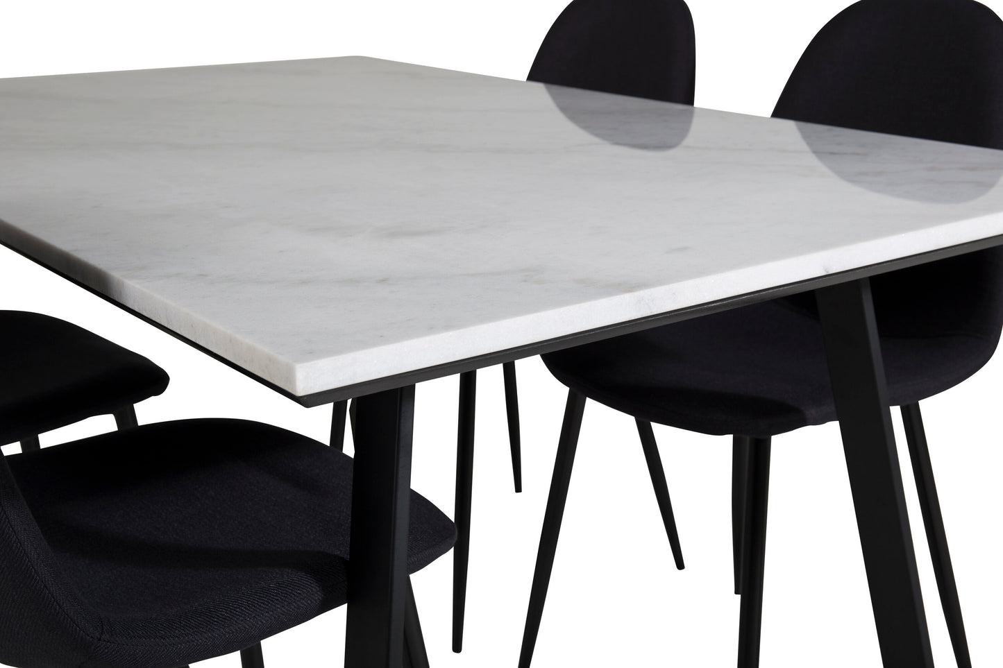 Estelle Matbord med Polar Stolarna – Bord: 74,5x140x90 Stol: 53x87x44