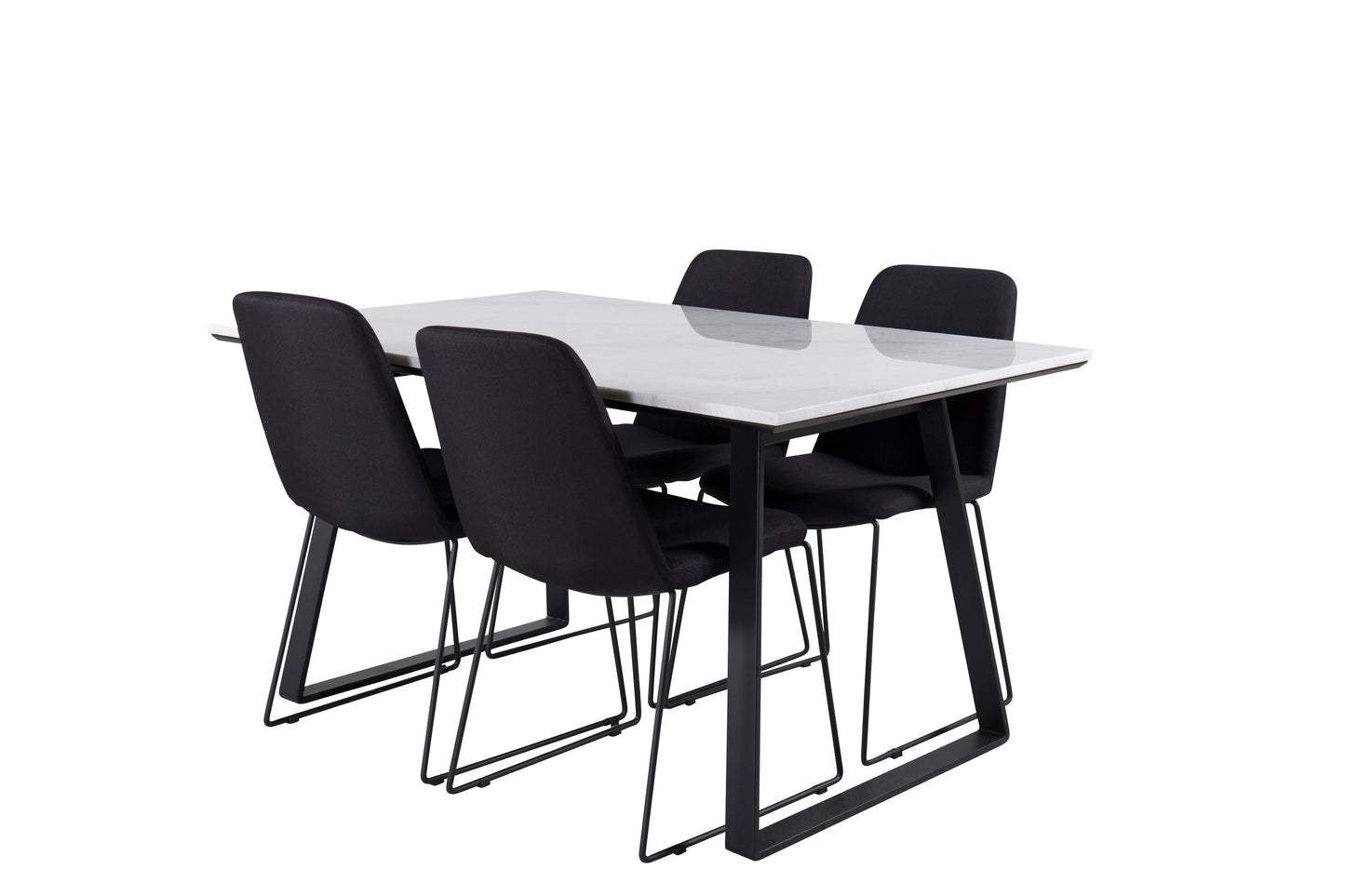 Estelle Matbord med Muce Stolarna – Bord: 74,5x140x90 Stol: 63x84x43