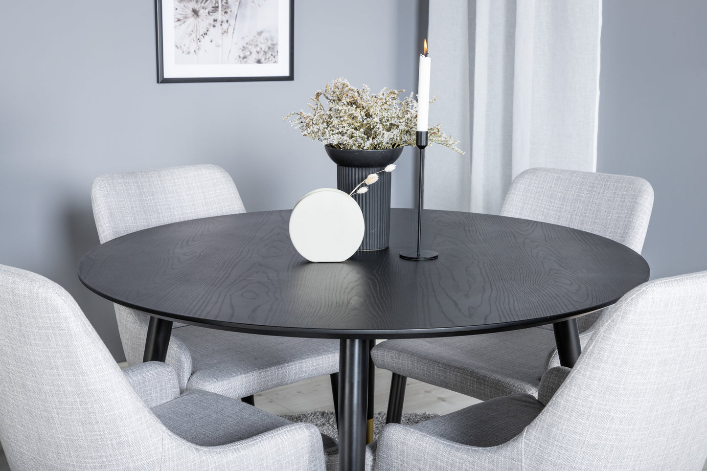 Dipp Matbord med Plaza Stolarna Matgrupp