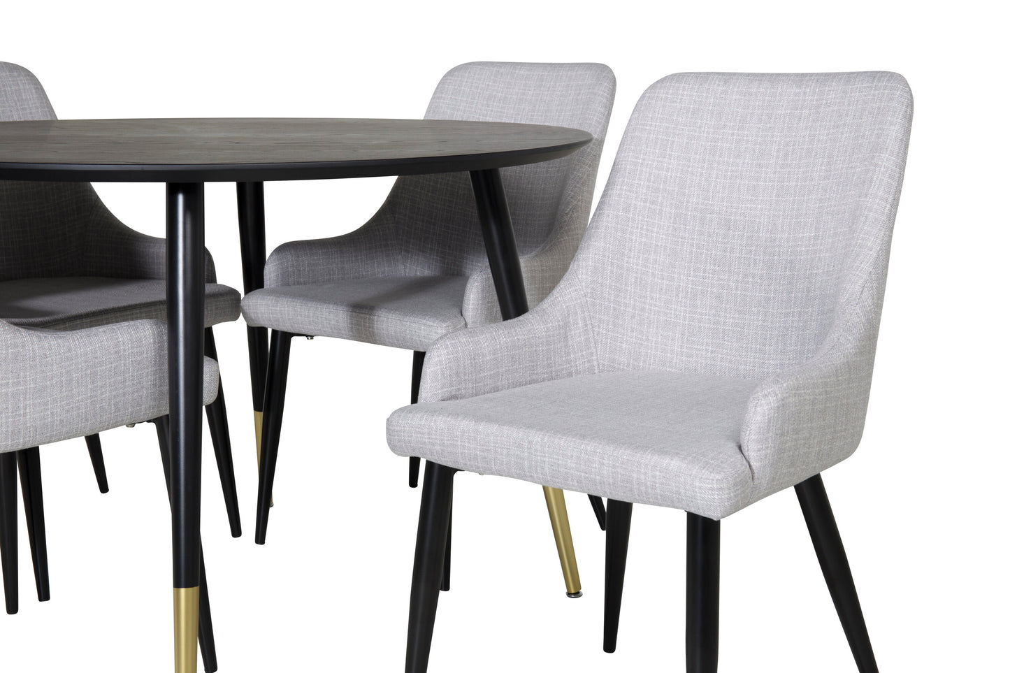 Dipp Matbord med Plaza Stolarna Matgrupp