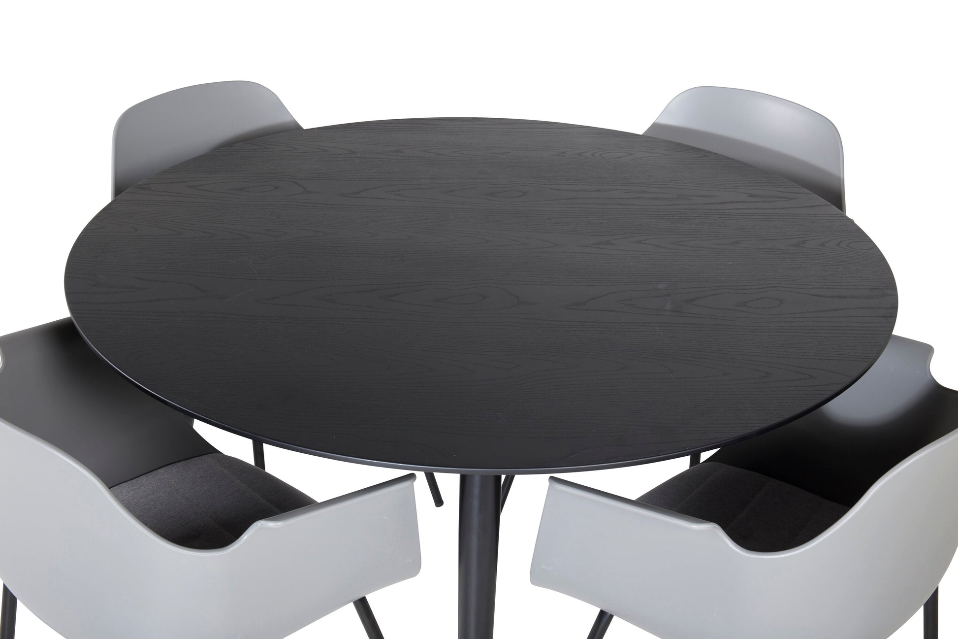 Dipp Matbord med Comfort Stolarna – Bord: ⌀115 Stol: 52x79,5x60,5