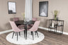 Dipp Matbord med Leone Stolarna – Bord: ⌀115 Stol: 63x91x46,5