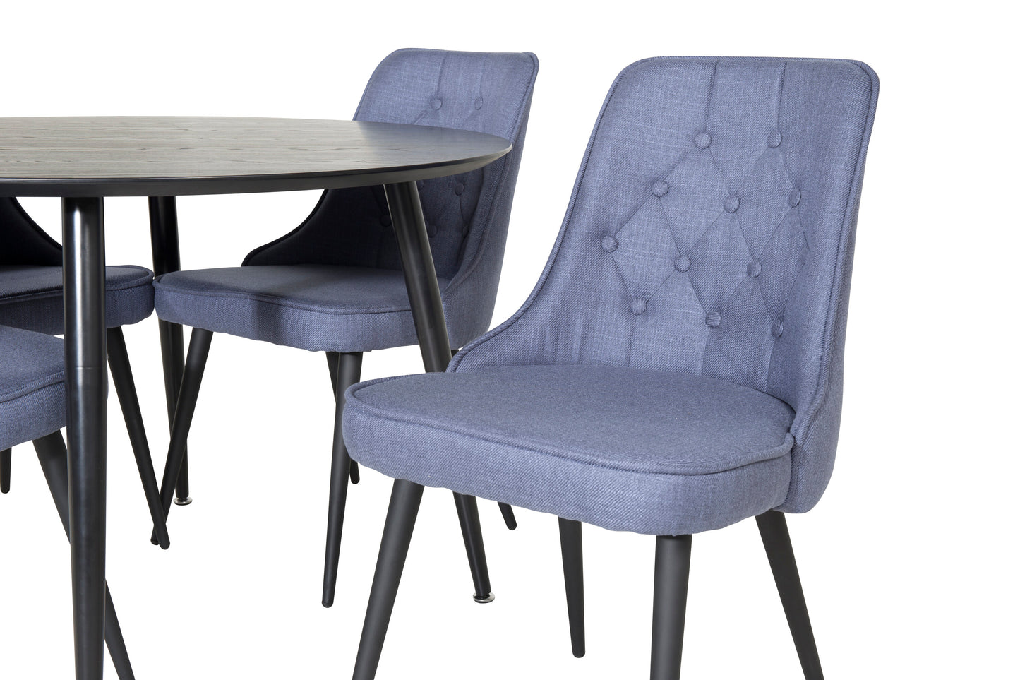 Dipp Matbord med Velvet Deluxe Stolarna Matgrupp