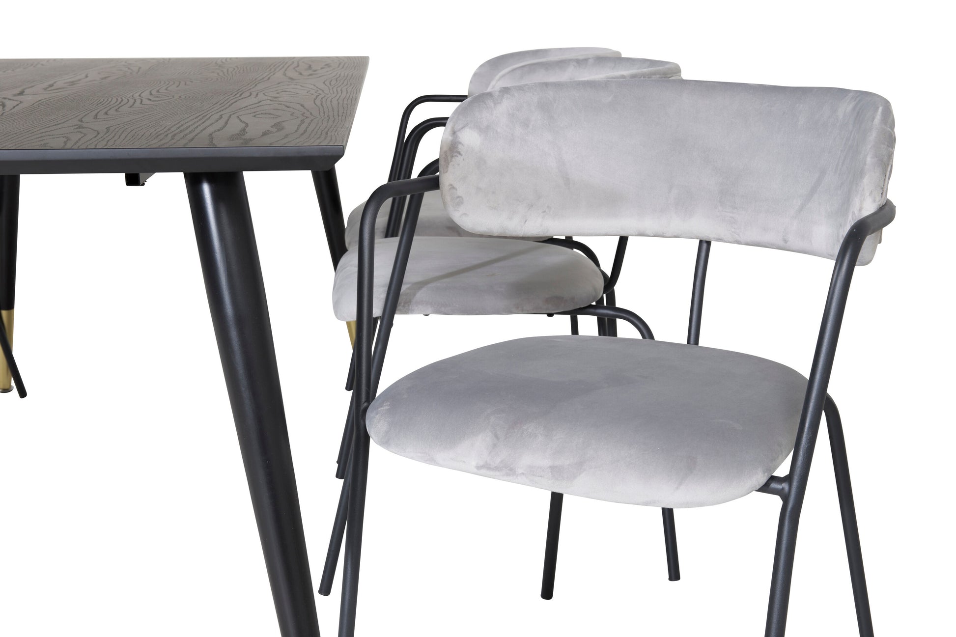 Dipp Matbord med Arrow Stolarna – Bord: 75x180x90 Stol: 61x79x58