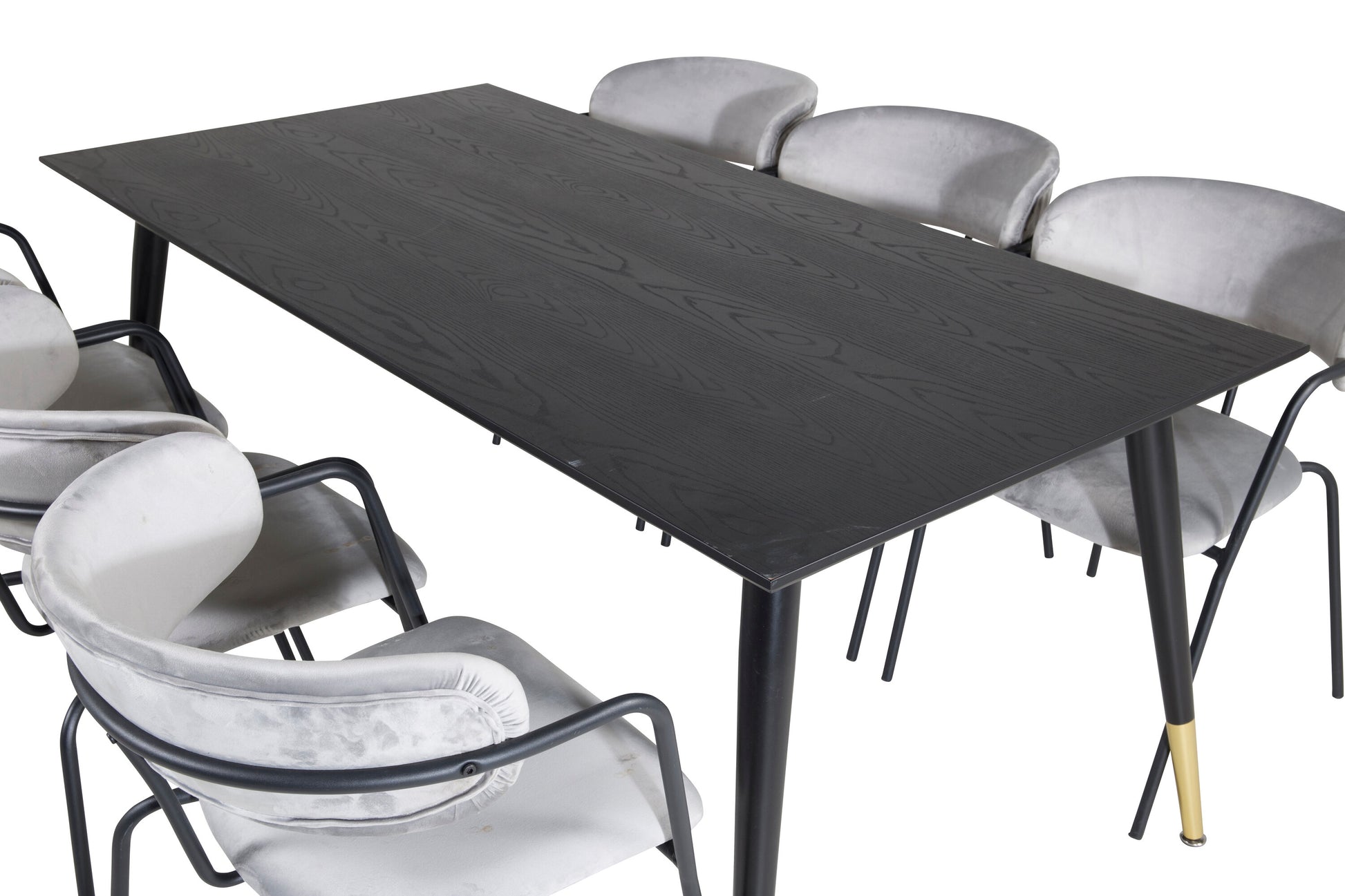 Dipp Matbord med Arrow Stolarna – Bord: 75x180x90 Stol: 61x79x58