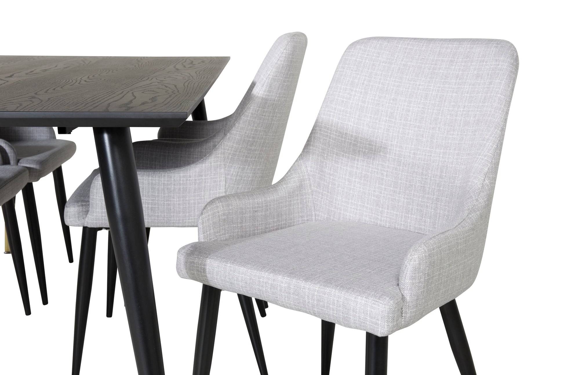 Dipp Matbord med Plaza Stolarna Matgrupp