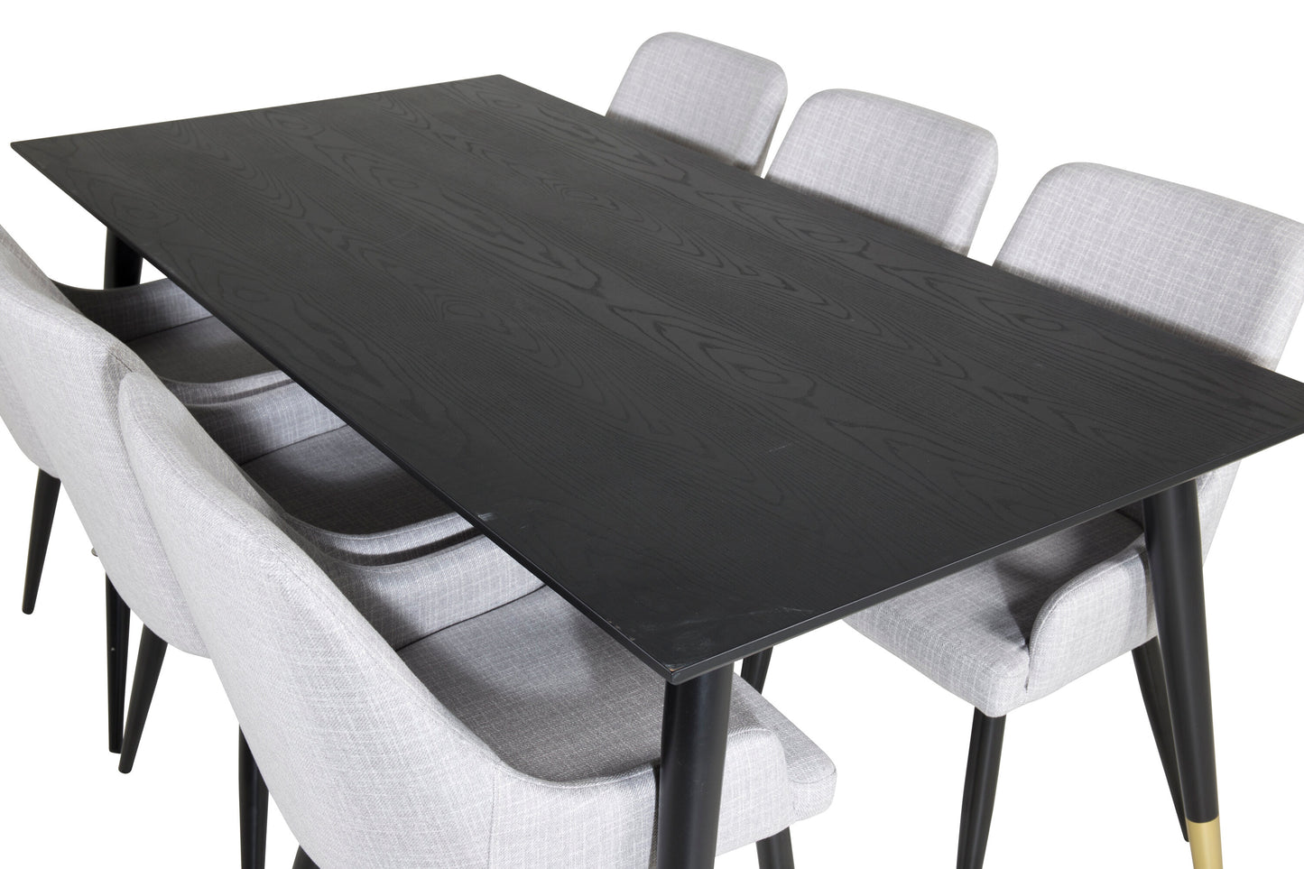 Dipp Matbord med Plaza Stolarna Matgrupp