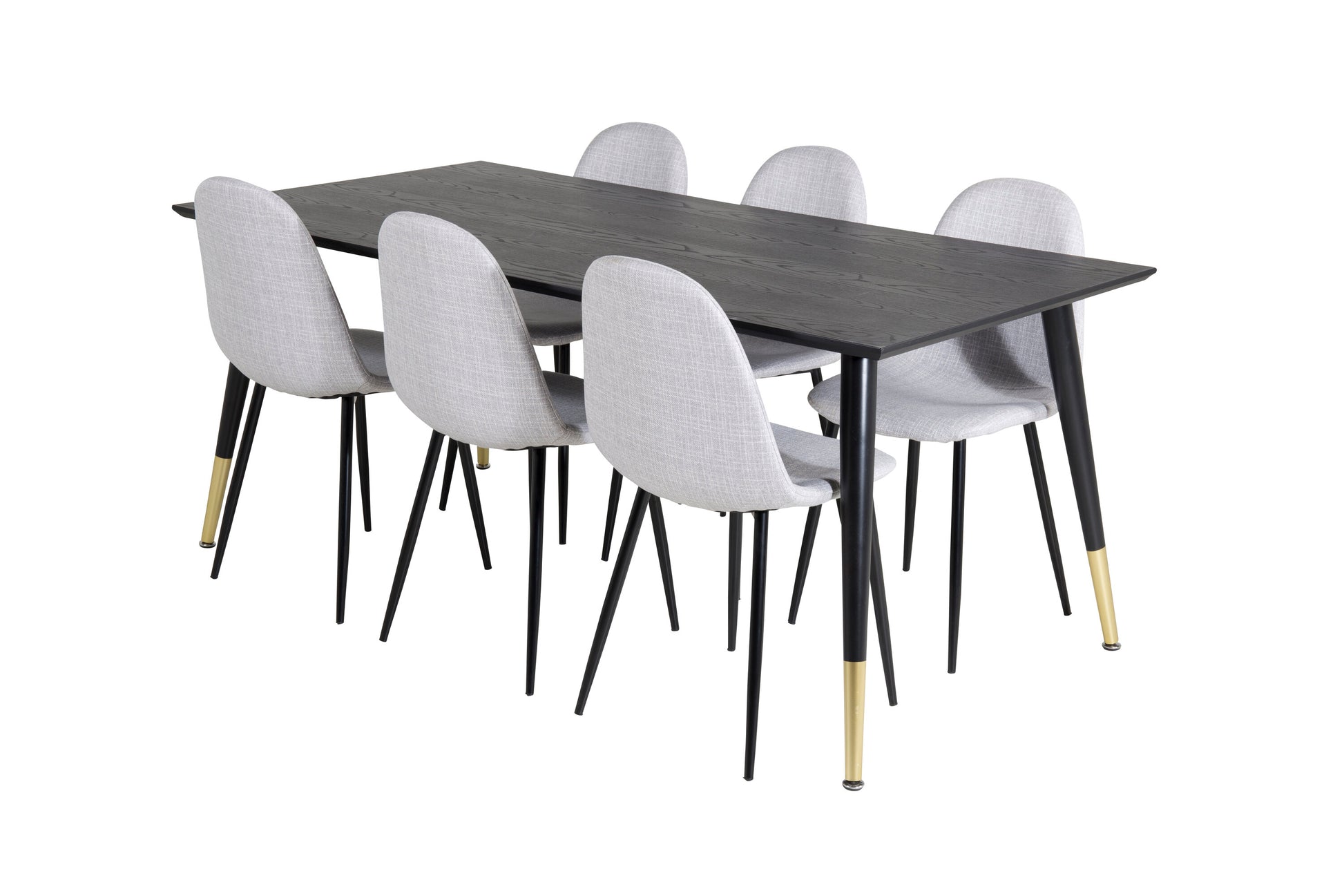 Dipp Matbord med Polar Stolarna – Bord: 75x180x90 Stol: 53x87x44