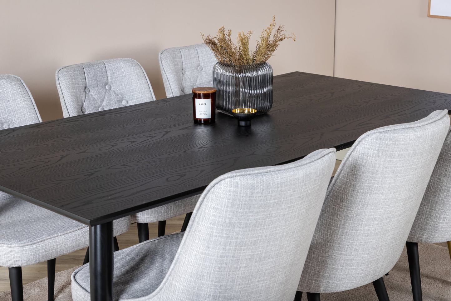 Dipp Matbord med Velvet Deluxe Stolarna Matgrupp